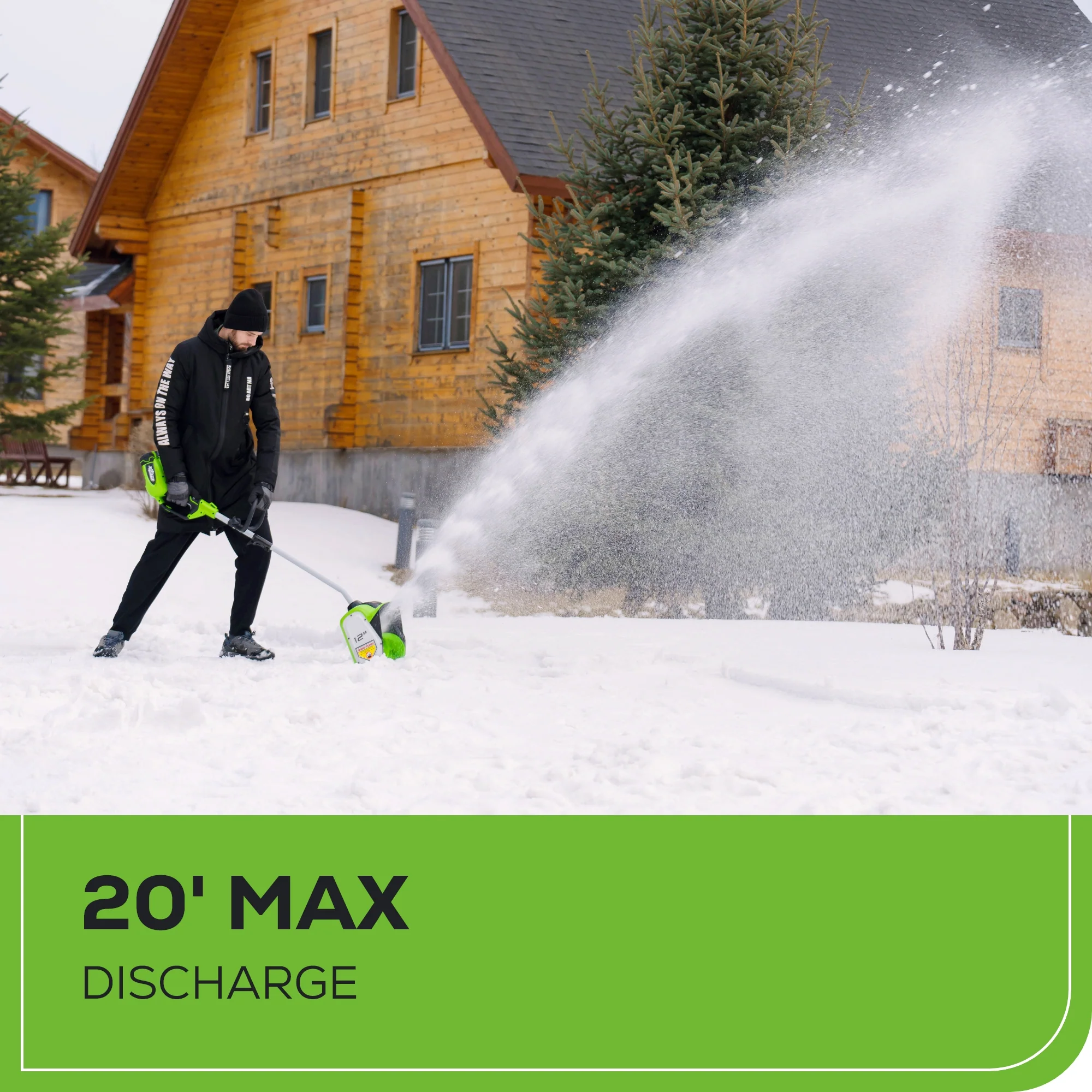 40V 12" Cordless Battery Snow Shovel: 4.0 Ah Battery and Charger - Image 6