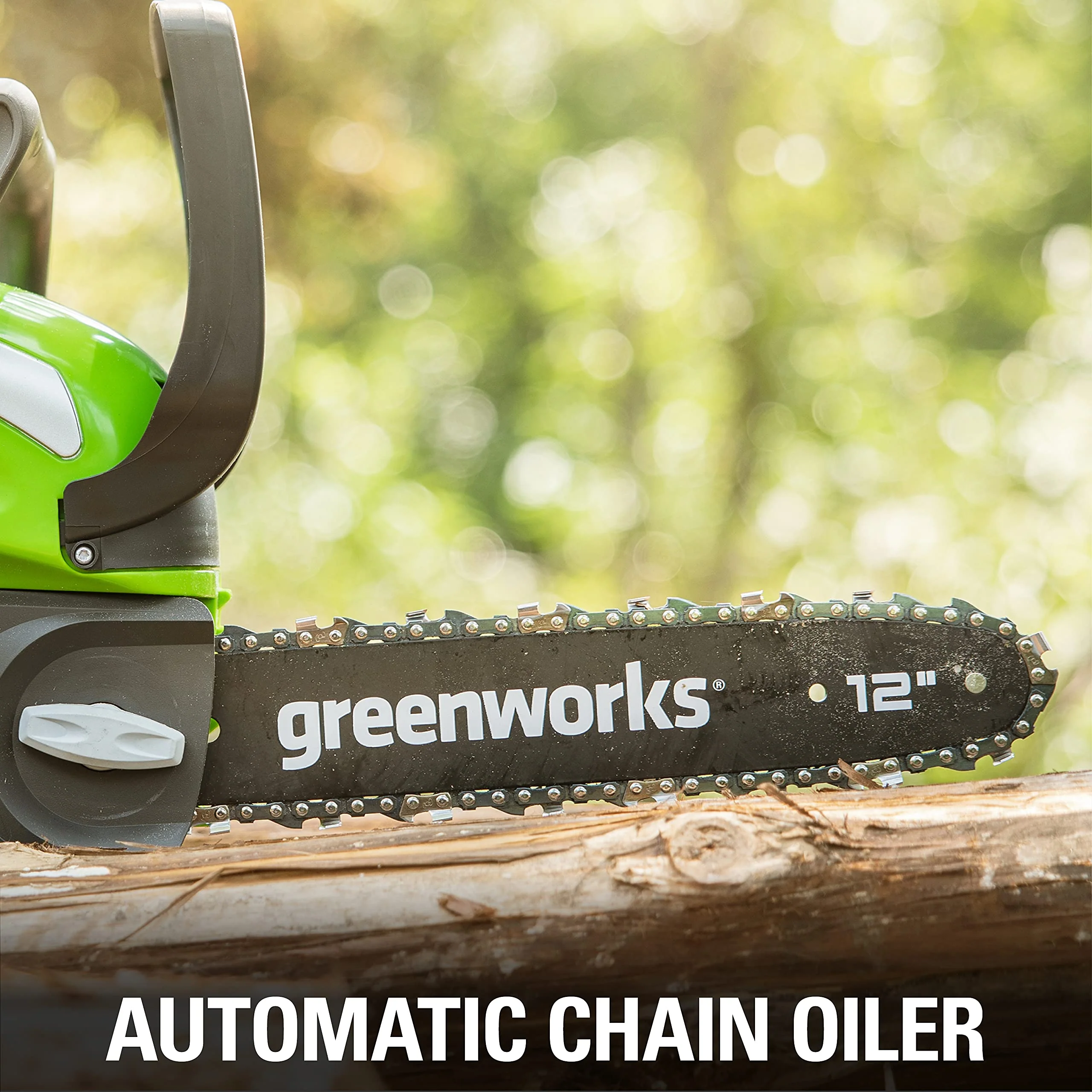 40V 12" Cordless Battery Chainsaw w/ 2.0 Ah Battery & Charger - Image 5