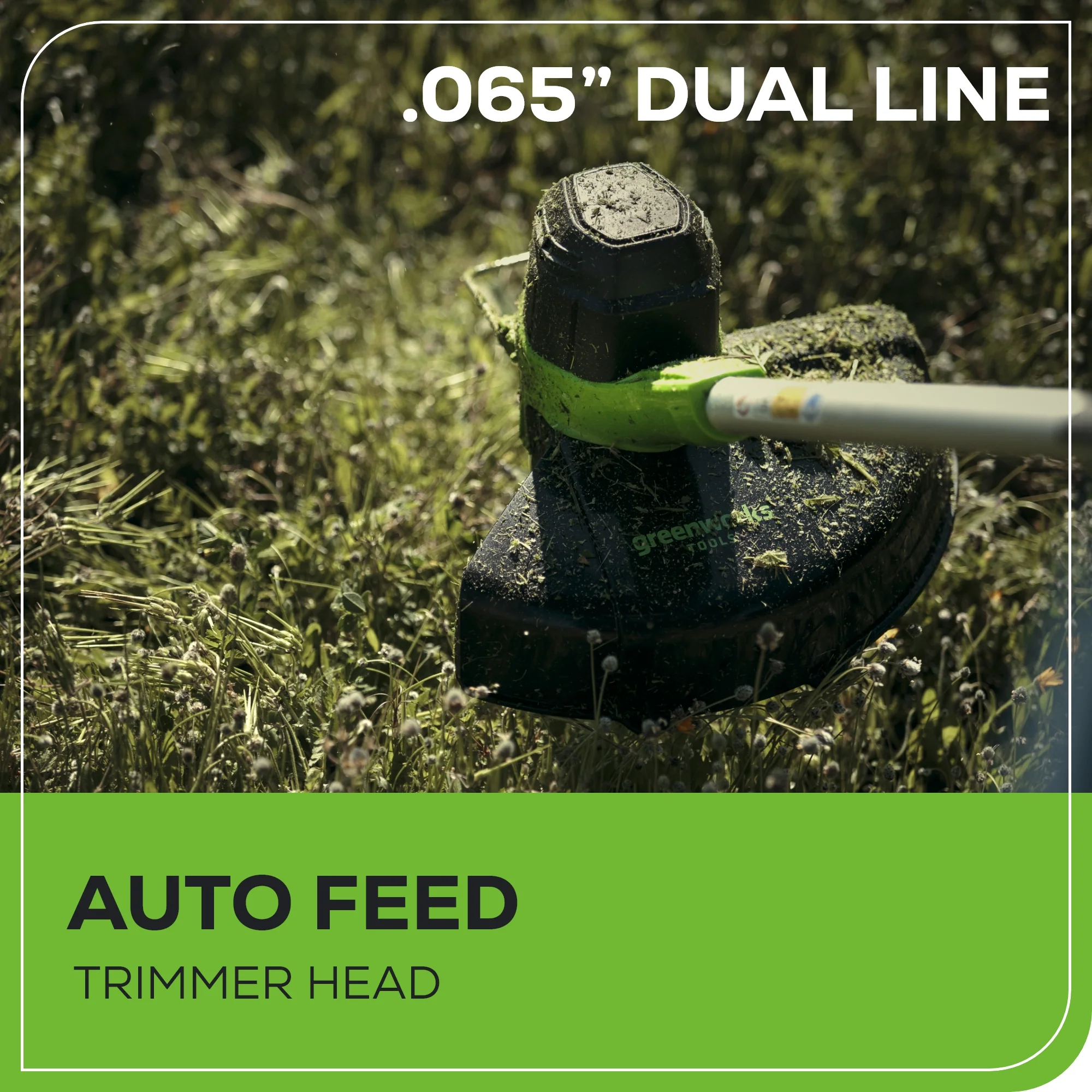 40V 12" Cordless Battery String Trimmer w/ 2.0 Ah Battery & Charger - Image 5