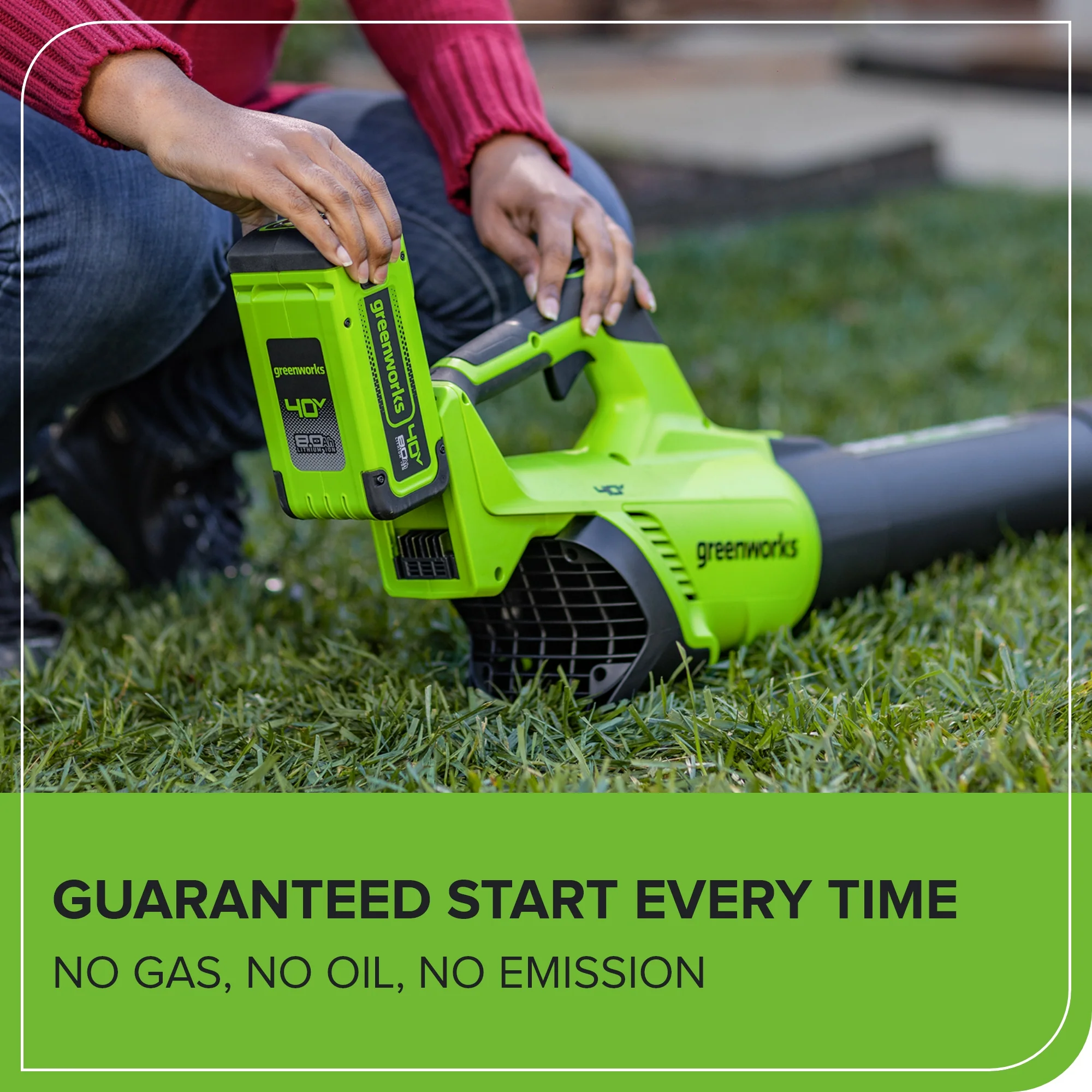 40V Gen 2.5 700 CFM Cordless Battery Brushless Leaf Blower, 8.0 Ah Battery and Charger - Image 6
