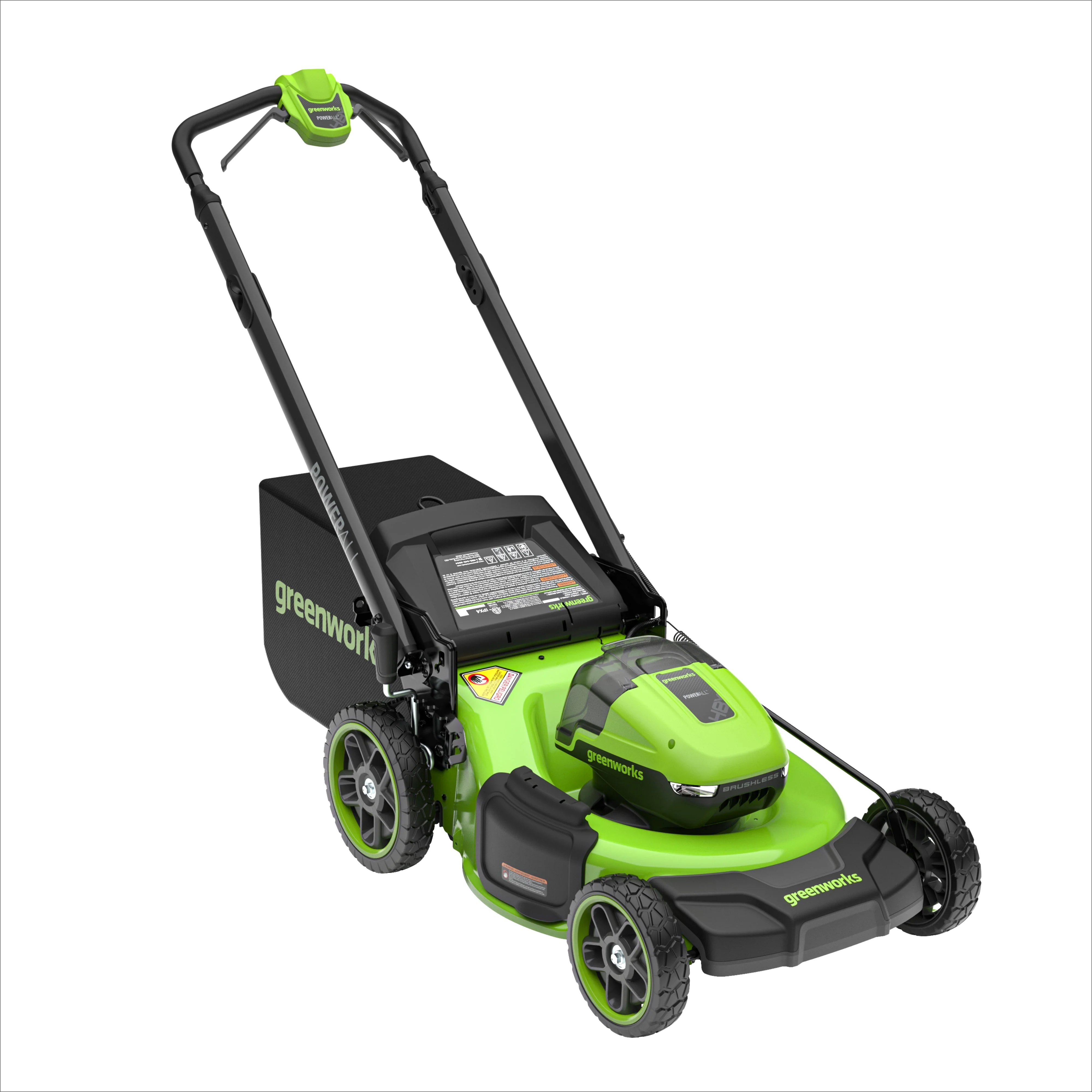 RENEWED 48V (24V x 2) 21" Cordless Battery Push Mower 3PC Combo Kit, (4) 4.0 Ah High Power Batteries and (2) Dual-Port Chargers - Image 16