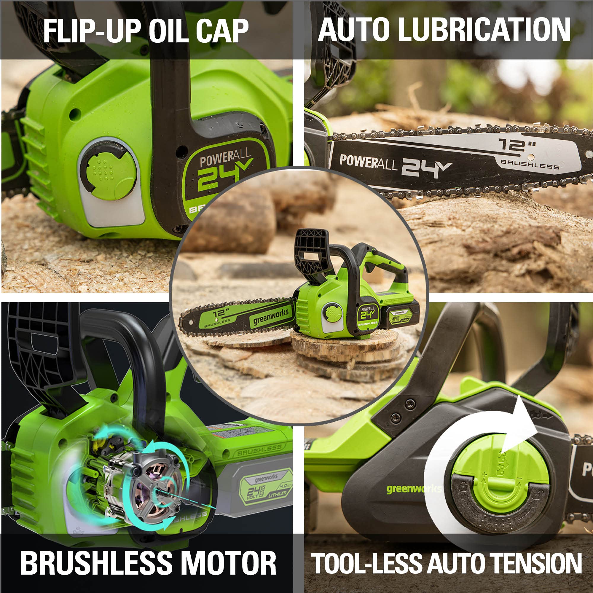 48V (24V x 2) 21" Cordless Battery Self-Propelled Mower 5PC Combo Kit: (2) 5.0Ah Batteries and Chargers - Image 14