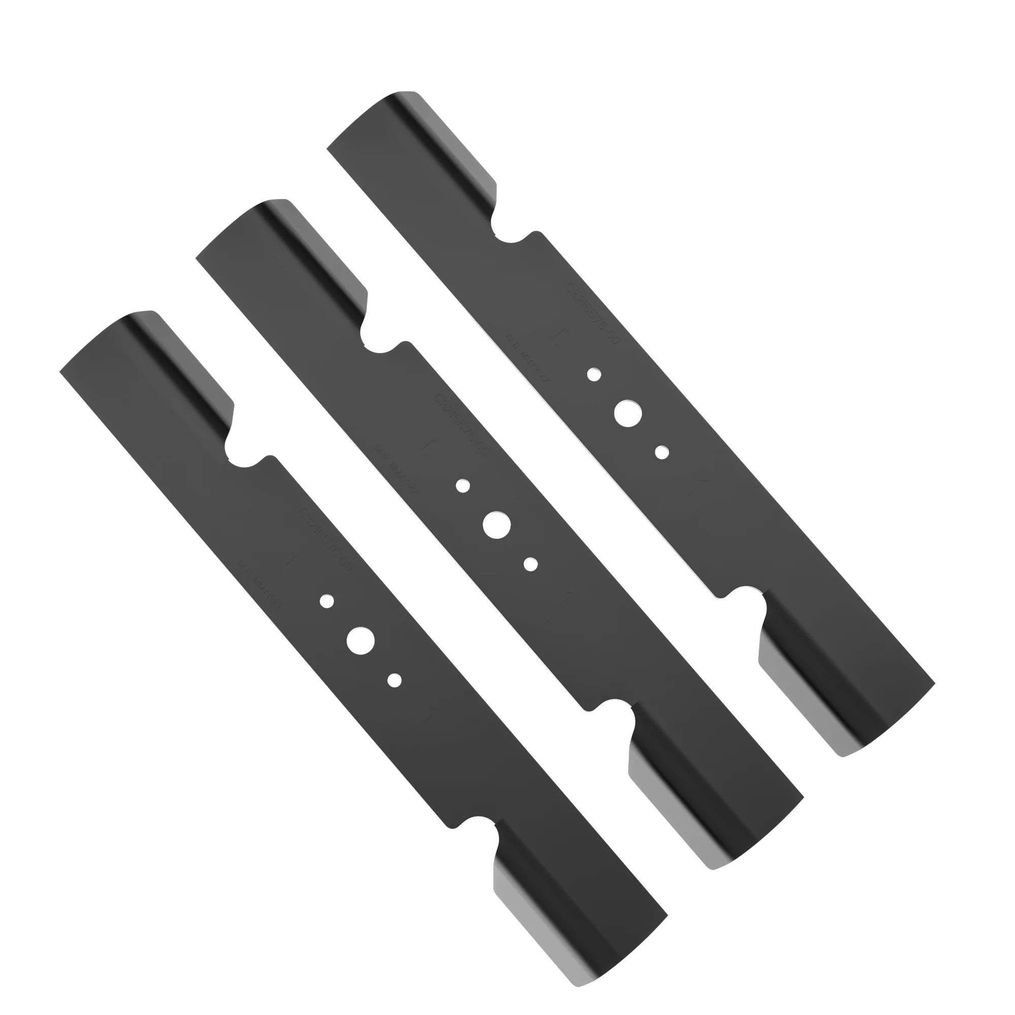54" Maximus Mower Bagging Blades - 3PC - Image 4
