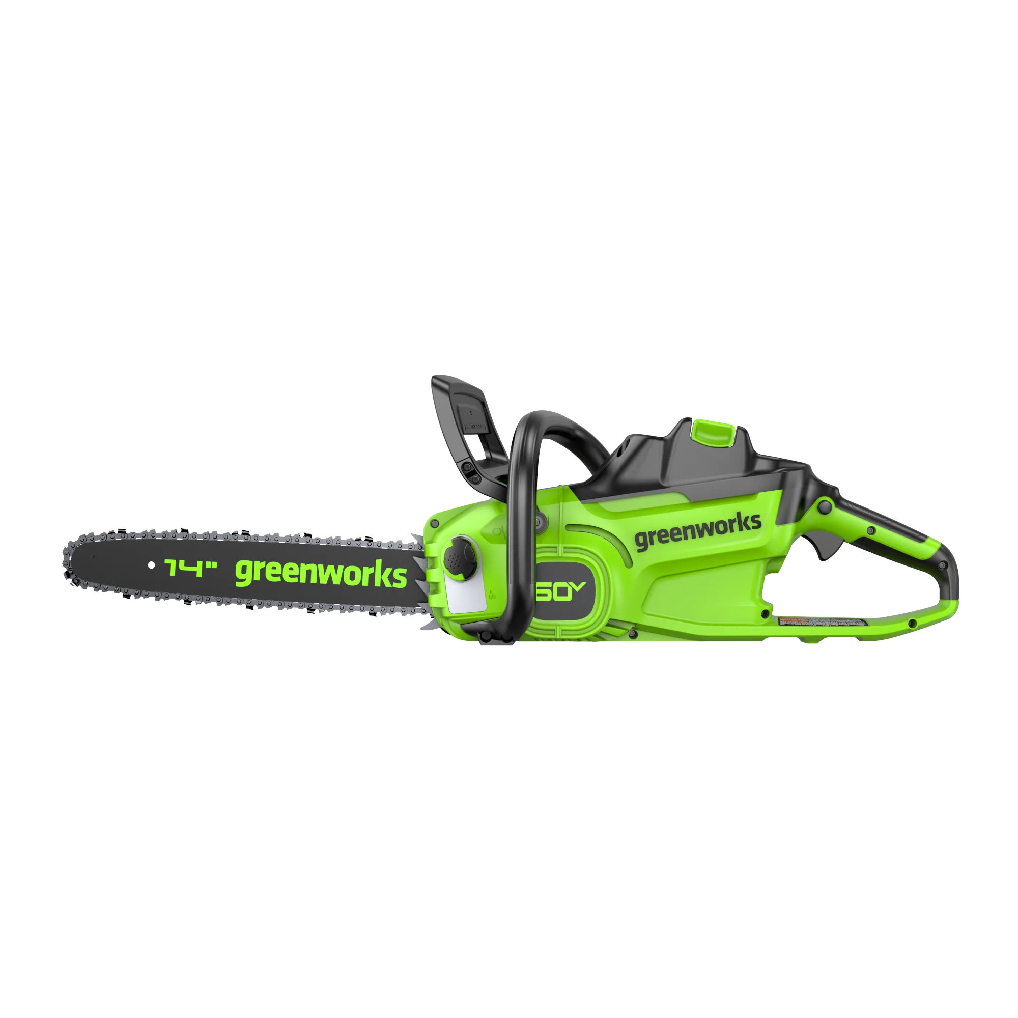 60V 14" Cordless Battery 1.2kW Chainsaw: 2.5 Ah Battery and 3A Charger - Image 5