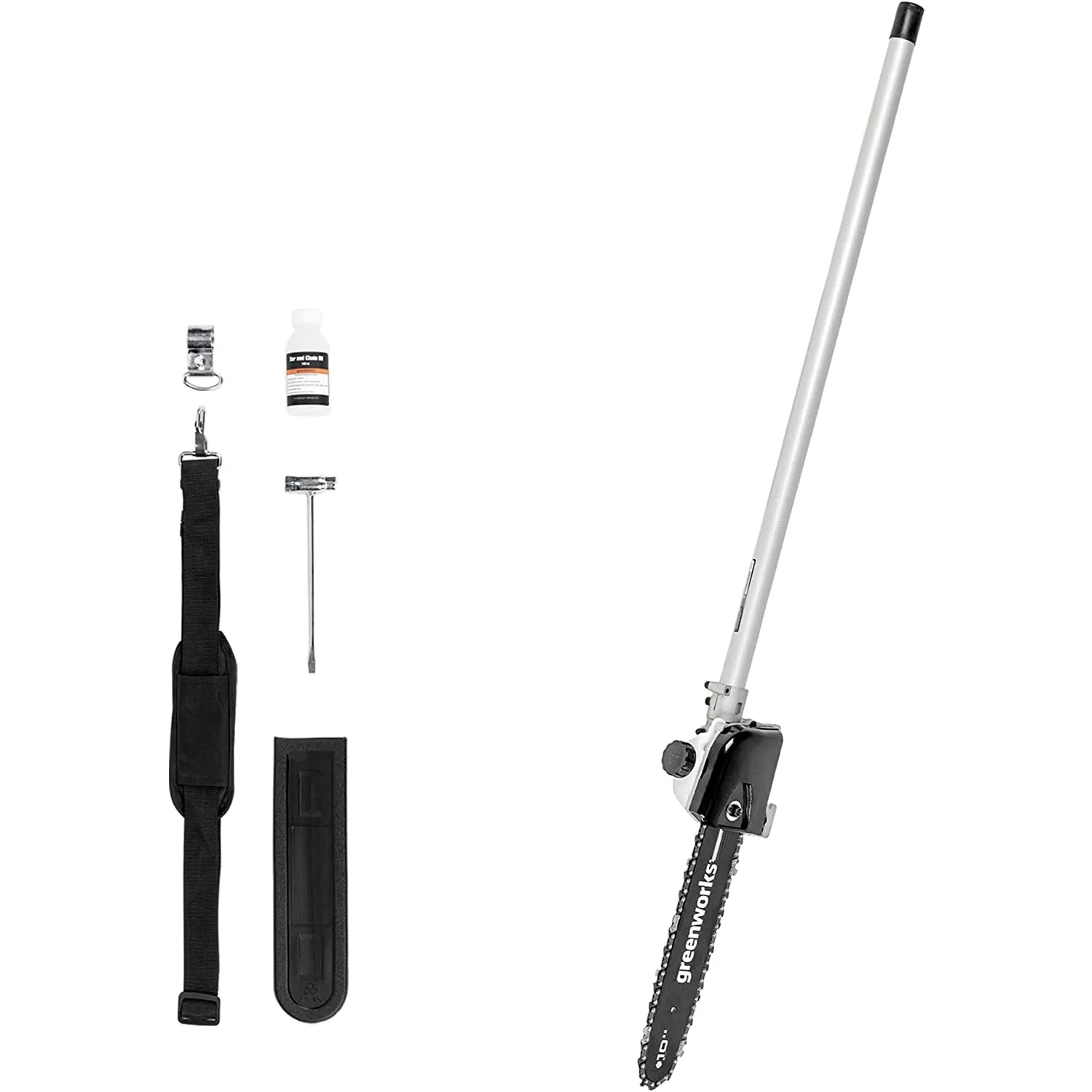 60V 16" Cordless Battery String Trimmer (Attachment Capable) and 10" Polesaw Attachment Combo Kit: 4.0 Ah Battery and Charger - Image 16