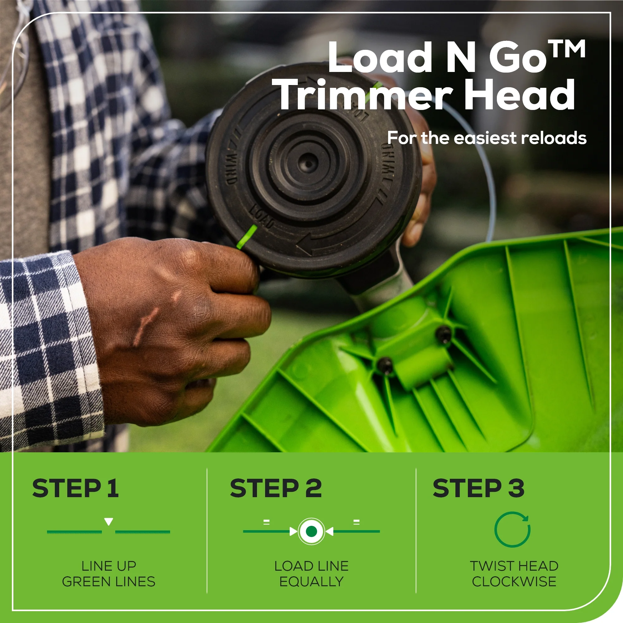 60V 16" Cordless Battery String Trimmer (Attachment Capable) and 16" Hedge Trimmer Attachment Combo Kit: 4.0 Ah Battery and Charger - Image 7