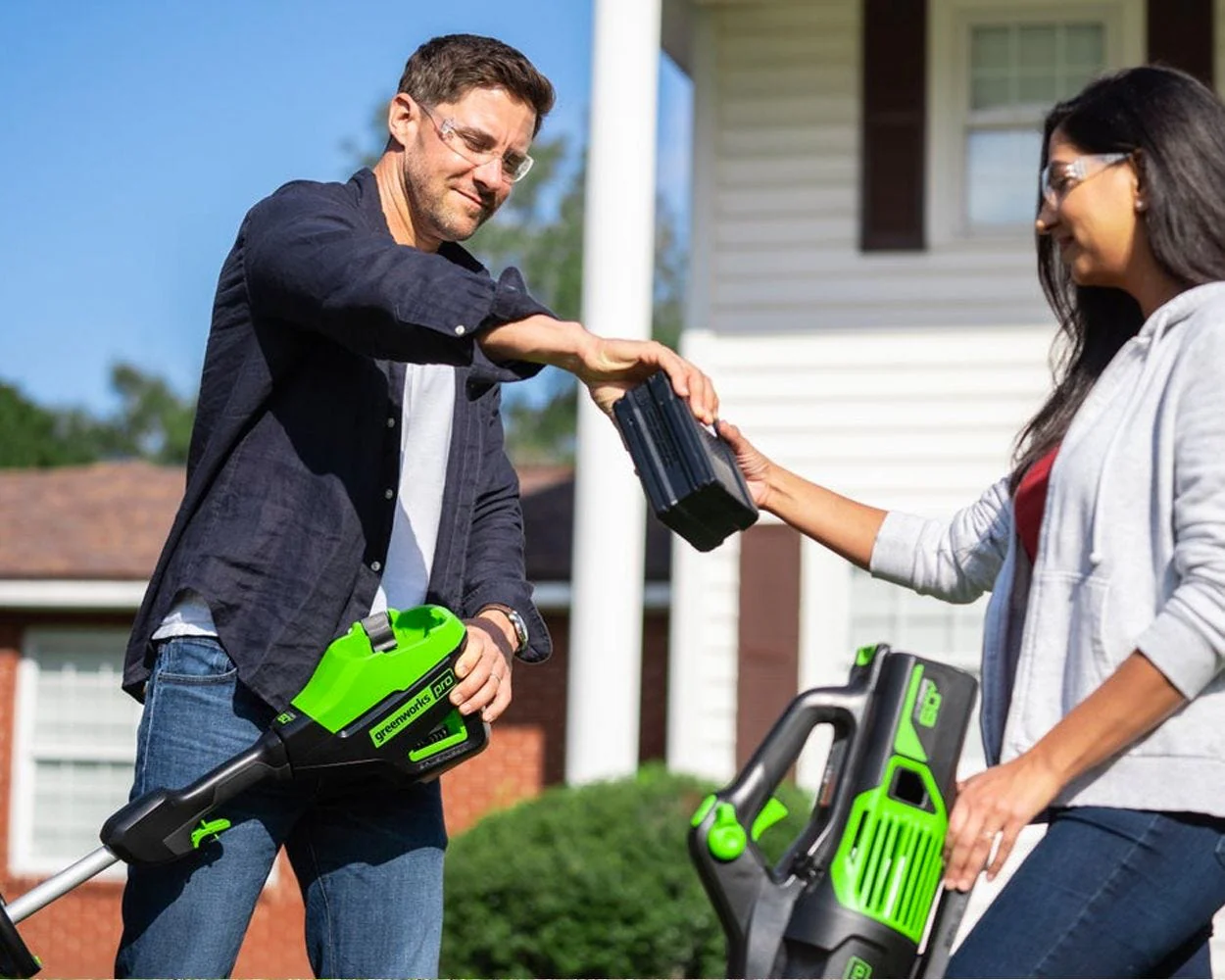 60V 16" String Trimmer and 8" Edger Combo Kit: 2.0 Ah Battery and Charger - Image 14