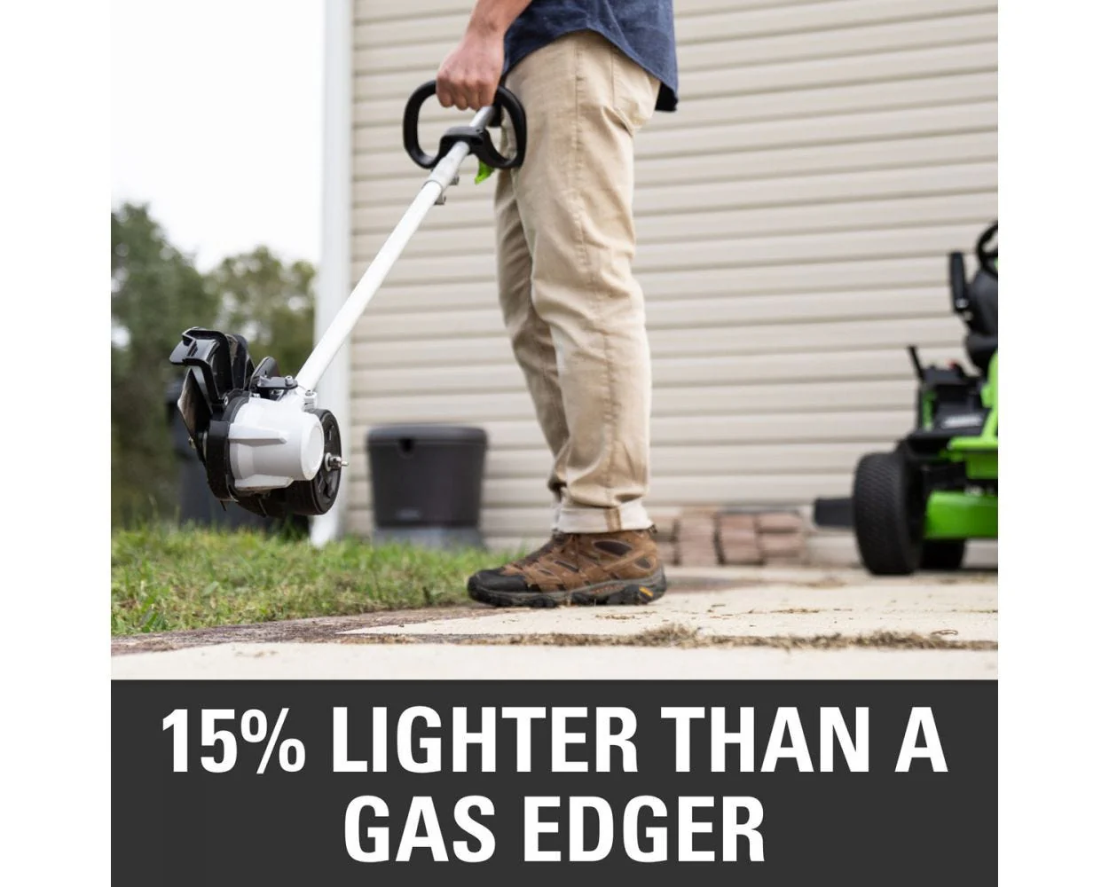 60V 16" String Trimmer and 8" Edger Combo Kit: 2.0 Ah Battery and Charger - Image 6