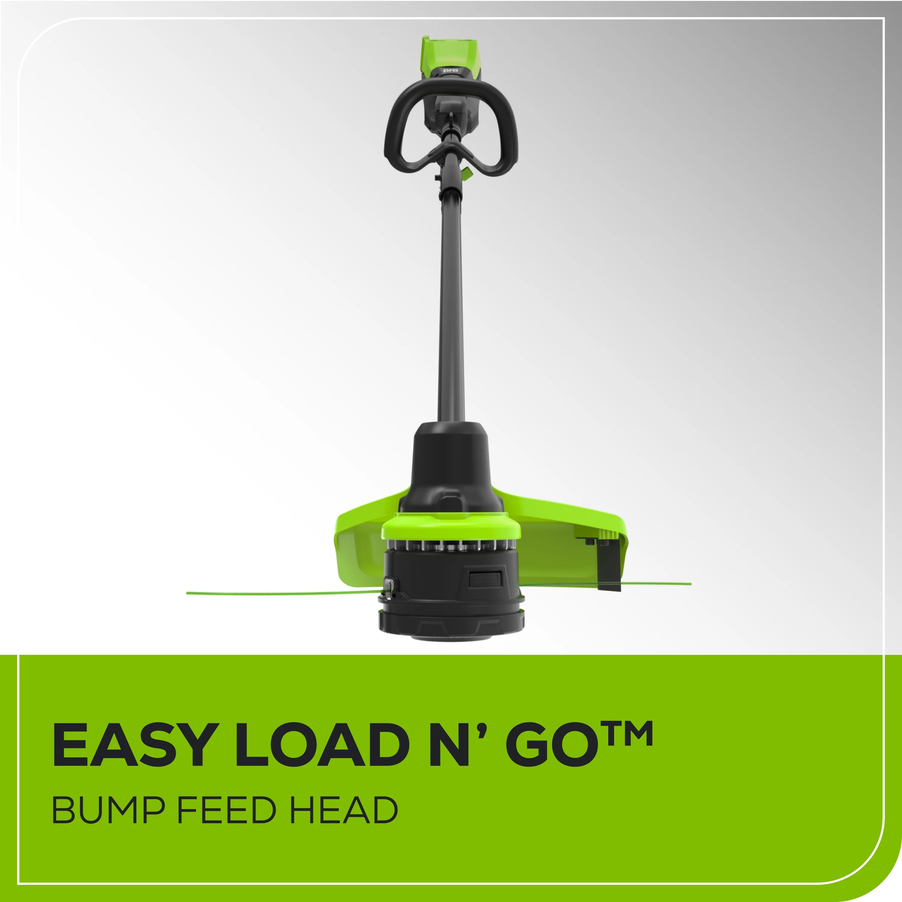 60V 17" Cordless Battery Brushless String Trimmer: 2.5 Ah Battery and Charger - Image 7
