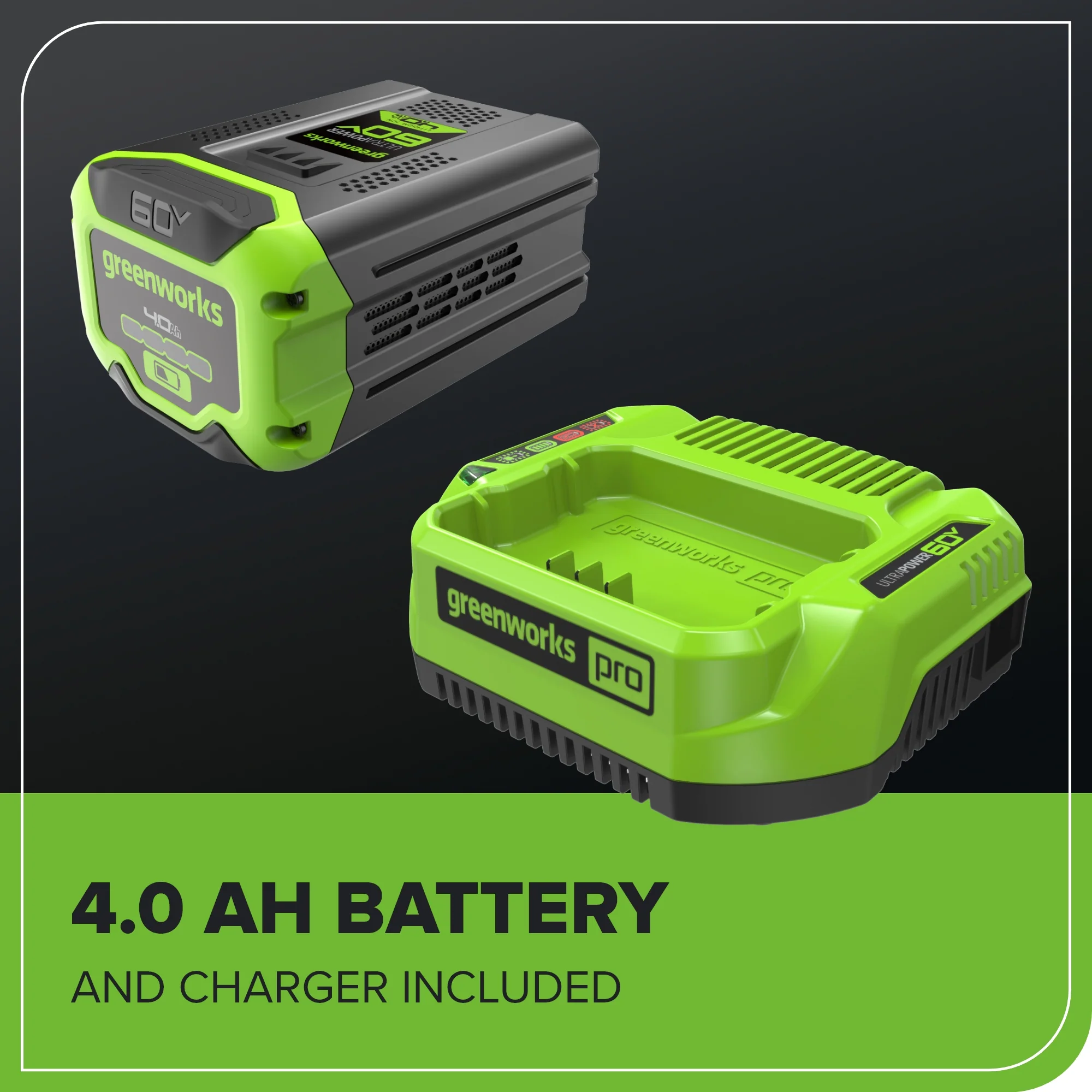 60V 17" Cordless Battery Push Lawn Mower and 610 CFM Jet Blower Combo Kit: 4.0 Ah Battery and Charger - Image 12