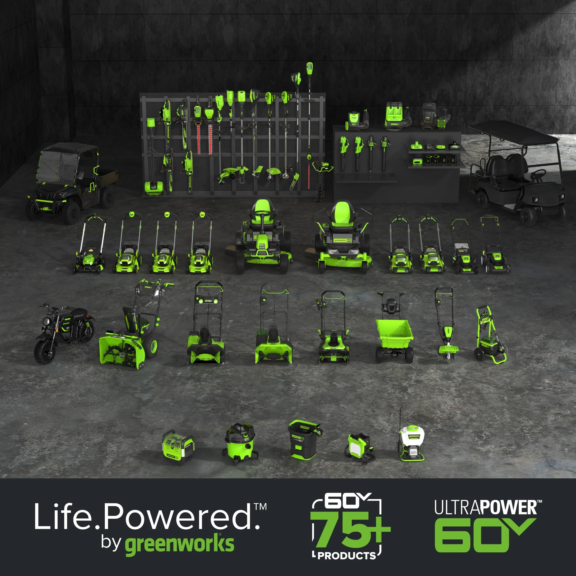 60V 17" Cordless Battery Push Lawn Mower: 4.0 Ah Battery and Charger - Image 15