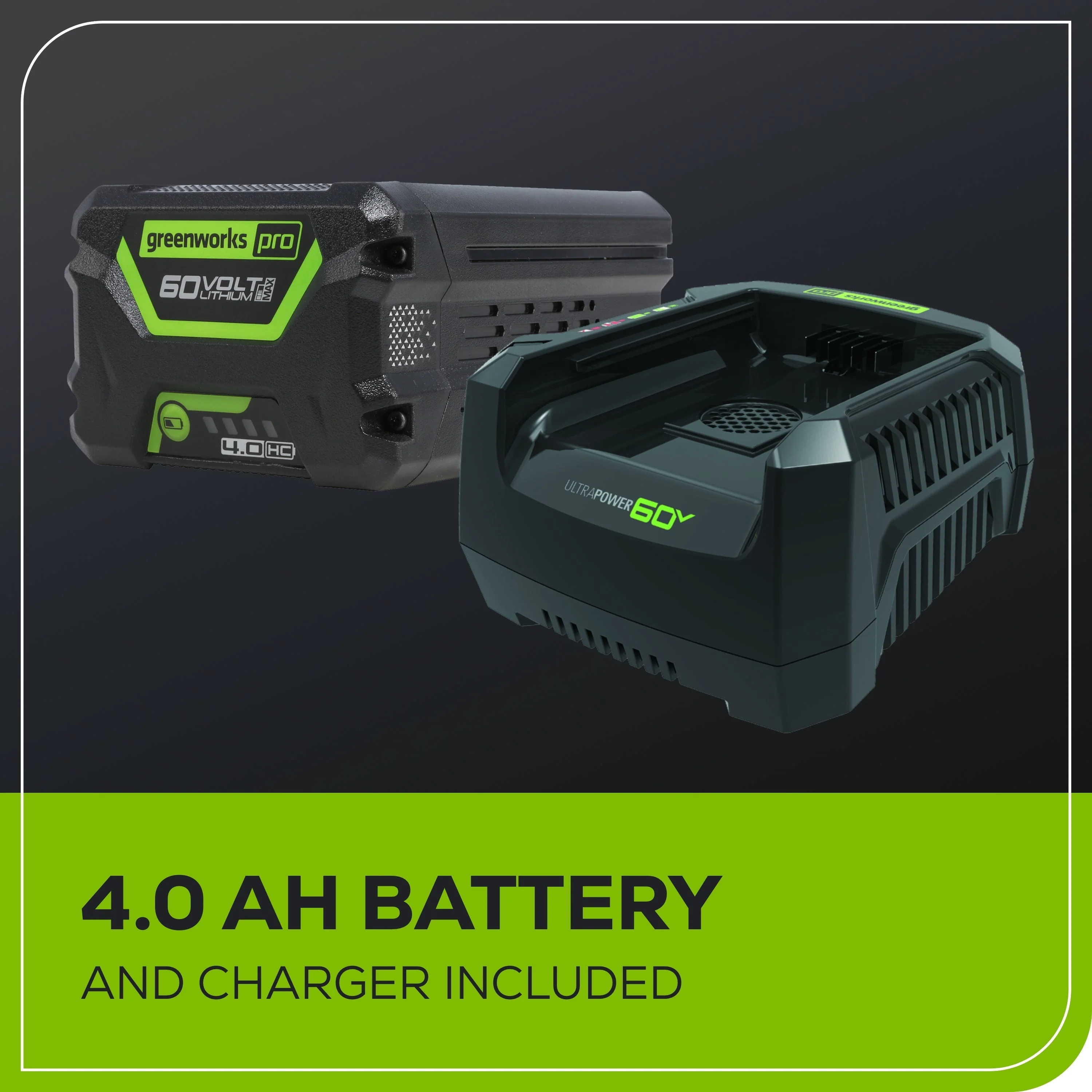 60V 18" Cordless Battery 2.0 kW Chainsaw and 24V 6" Pruner Saw, (1) 4.0 Ah Battery: (1) 2.0 Ah Battery and (2) Chargers - Image 16