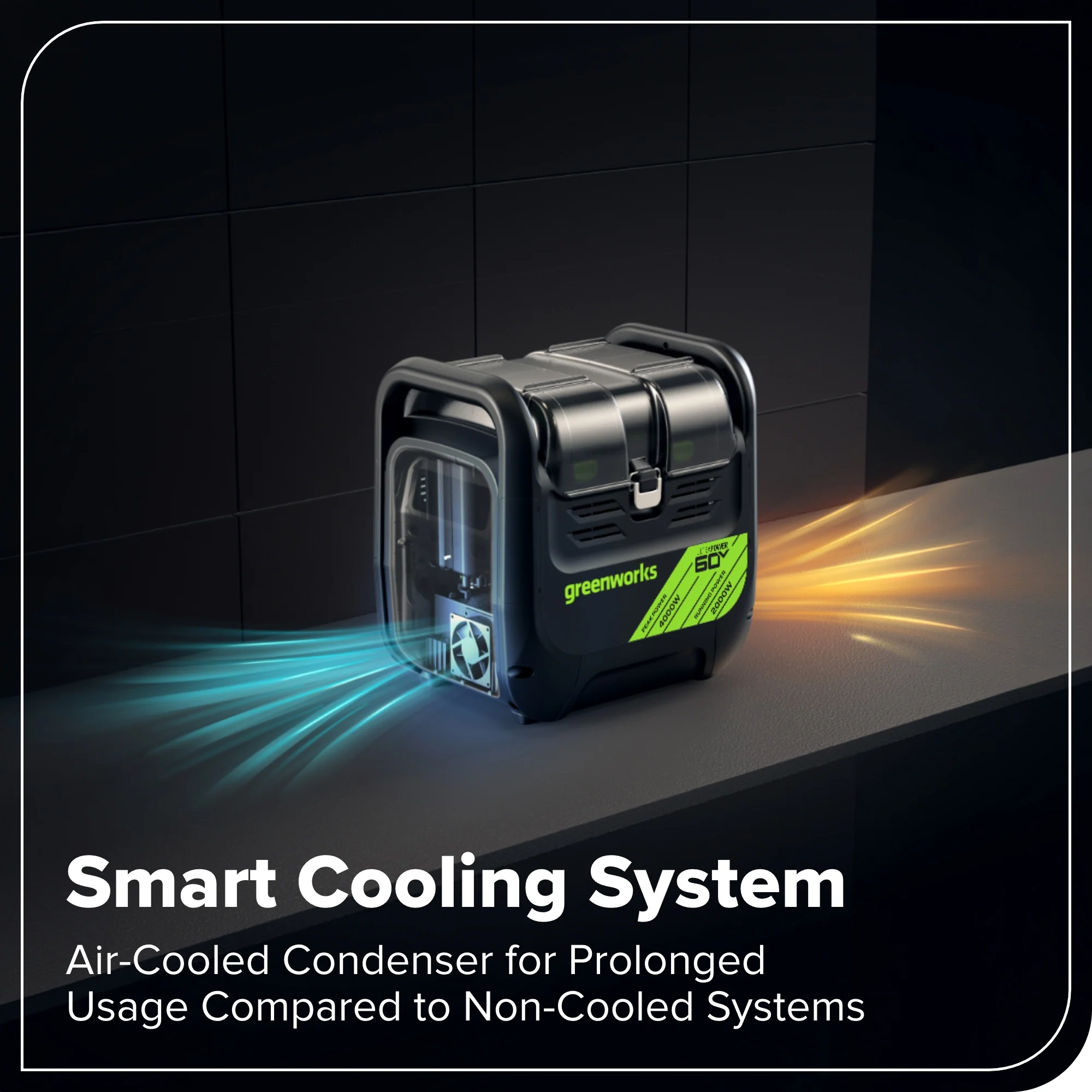 60V 2000W 4-Slot Inverter Portable Power Station (Tool Only) - Image 10