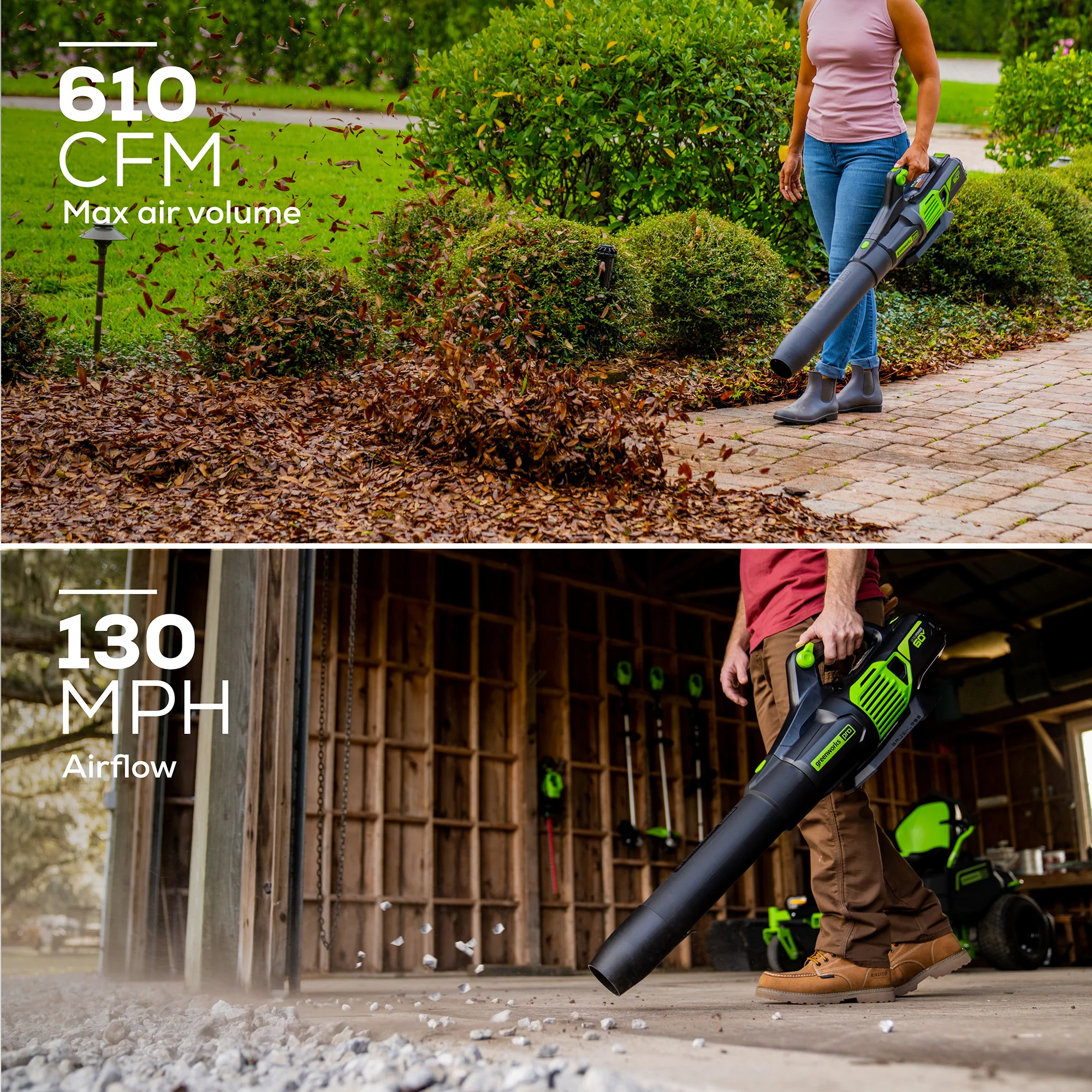 60V 25" Cordless Battery Self-Propelled Mower Combo Kit, Blower: (2) 4.0 Ah Batteries and Dual-Port Charger - Image 7