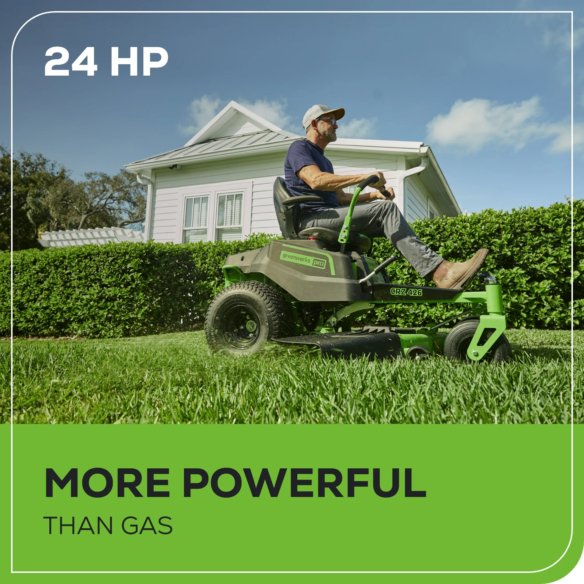 60V 42" Cordless Battery CrossoverZ Zero Turn Riding Lawn Mower 3-Tool Combo Kit, (6) 8Ah Batteries, One(1) 2.5 Ah Battery and (4) Chargers - Image 8