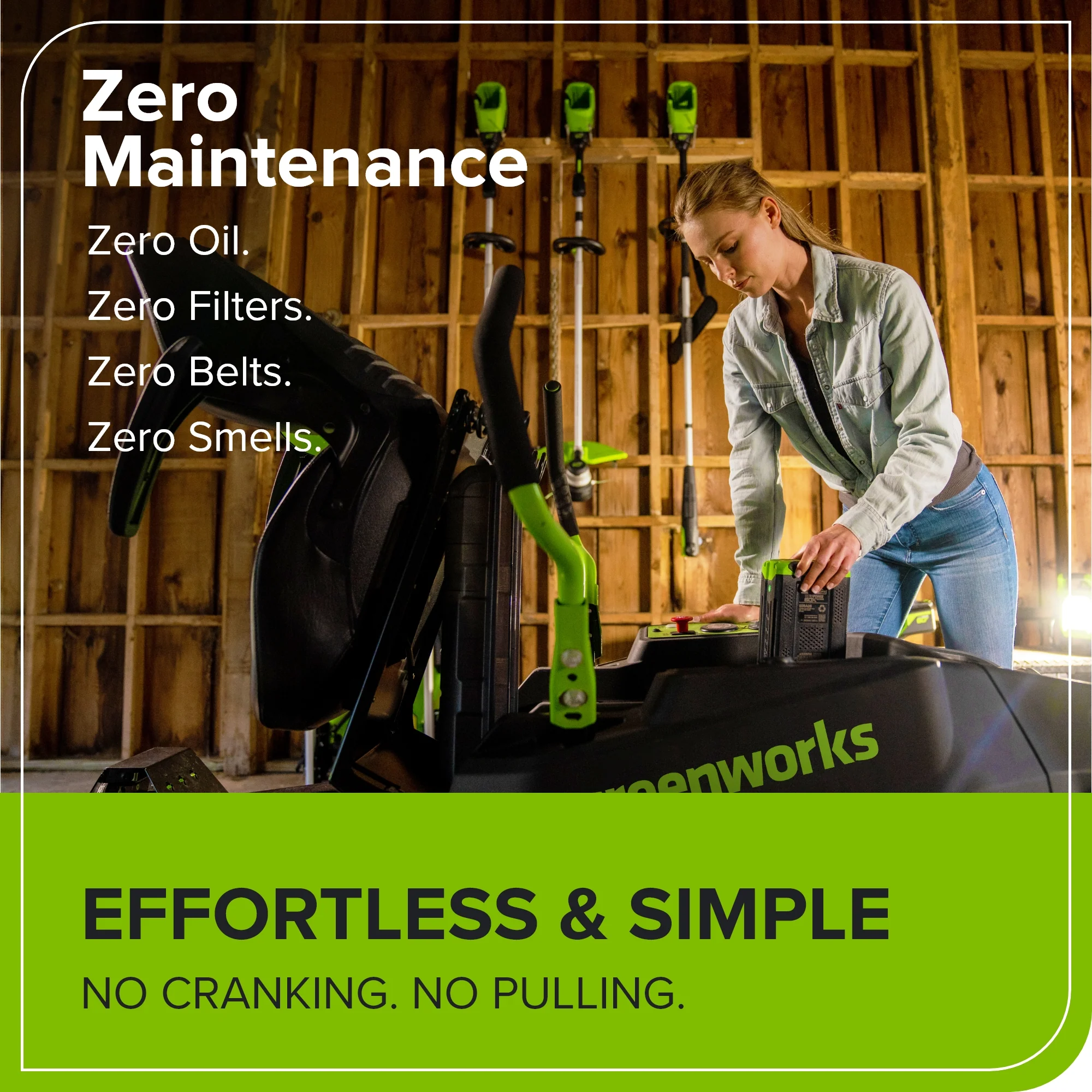 60V 42" Electric CrossoverZ Zero Turn Mower: (4) 8 Ah Batteries and 600W Wall Charger - Image 11