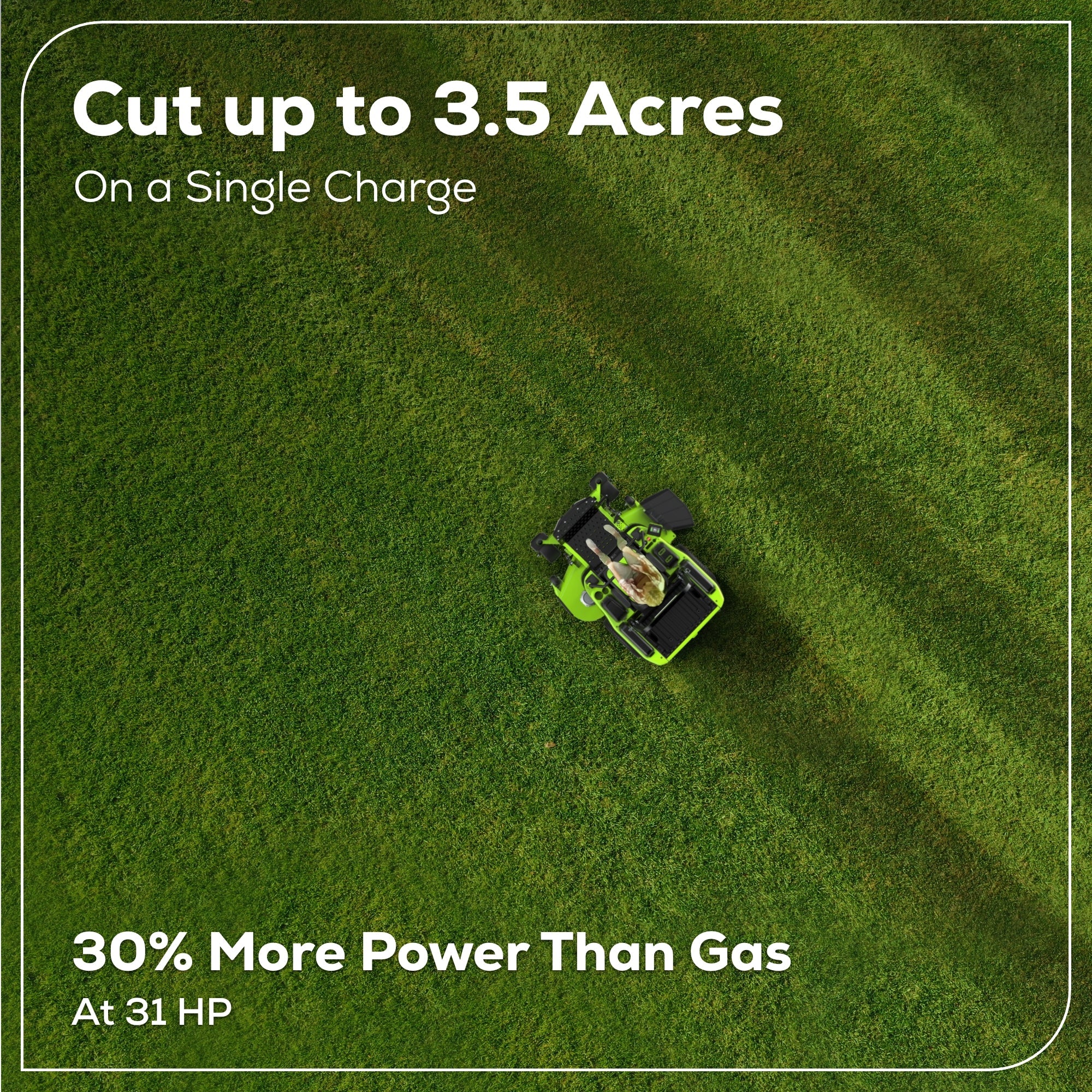 60V 54" MaximusZ Zero Turn Riding Mower 3PC Combo Kit with (2) 20.0 Ah: (2) 8.0 Ah: (2) 4.0 Ah and (1)2.5 Ah Batteries and (2) Charger - Image 7