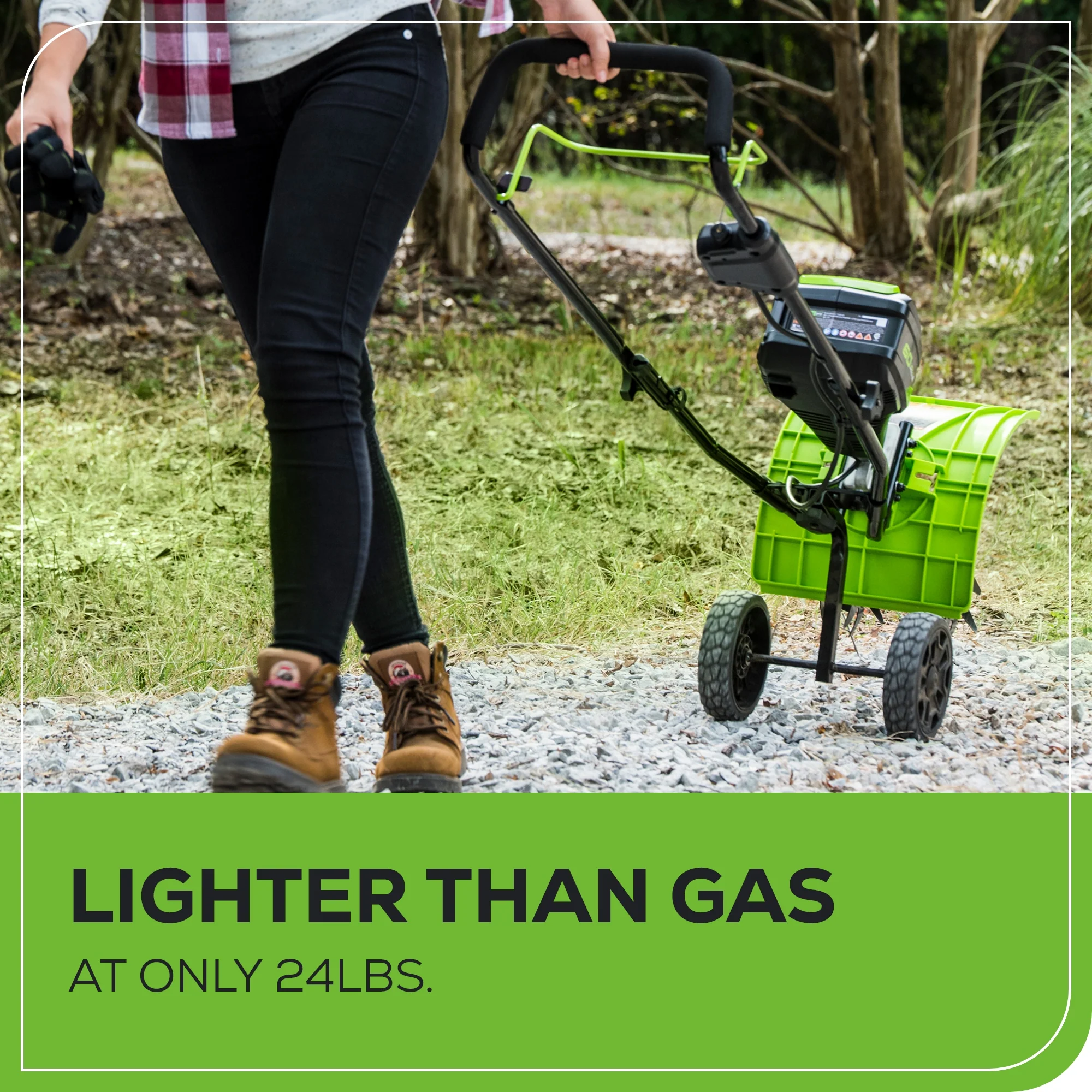 60V 8" Cordless Battery Cultivator / Tiller (Tool Only) - Image 10