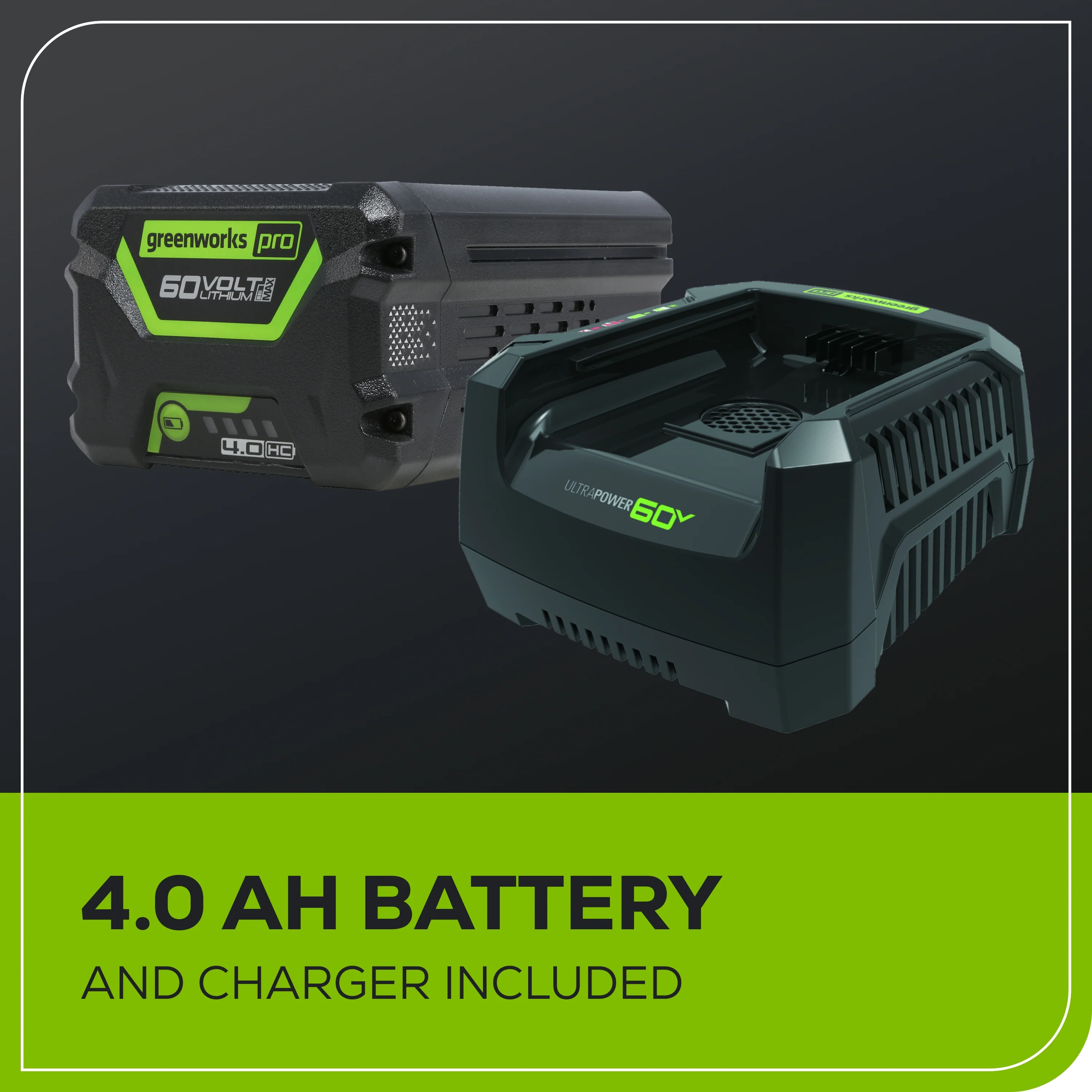 60V 18" Cordless Battery 2.0kW Chainsaw w/ 4.0 Ah Battery & Charger - Image 9