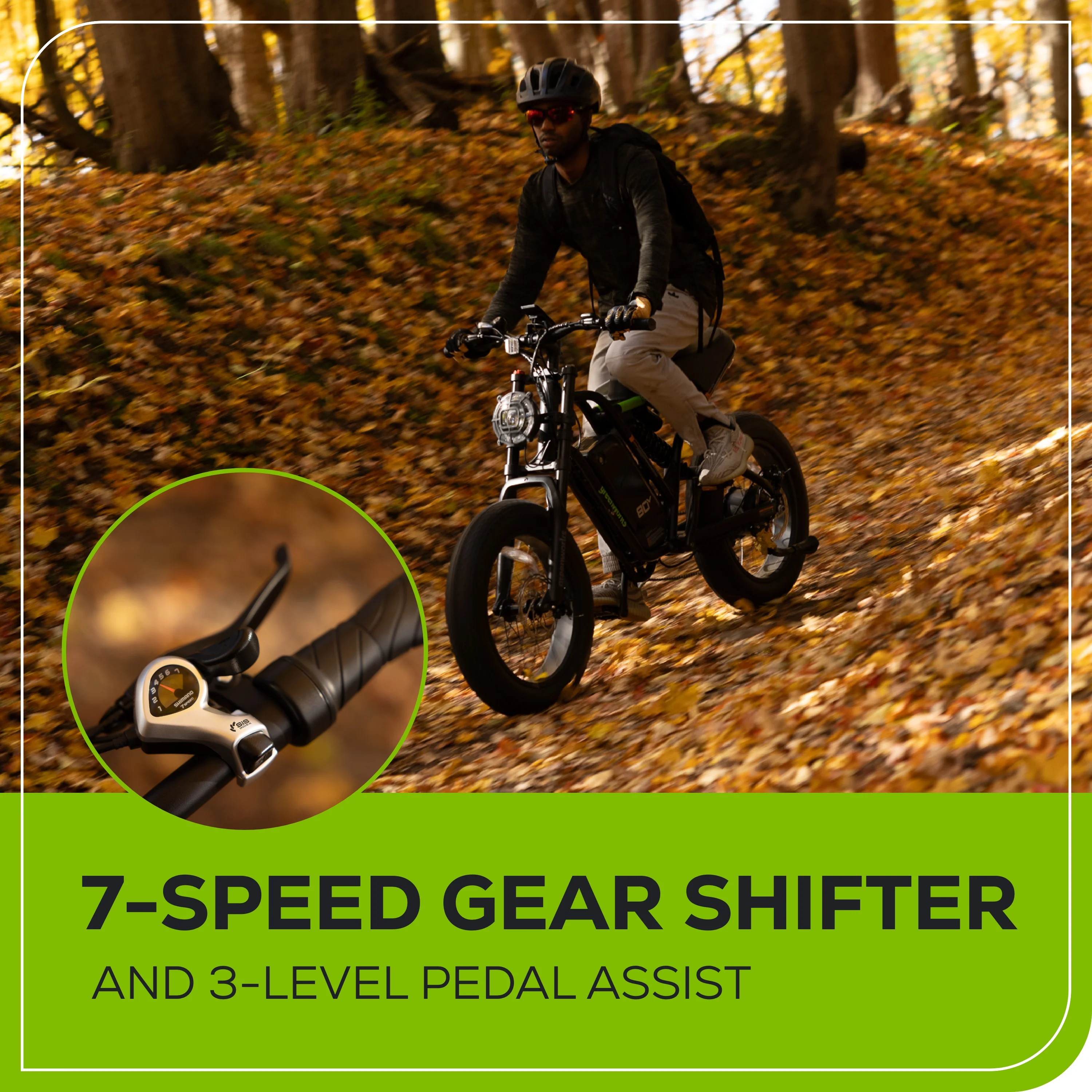 60V VENTURE Series 20" Fat Tire Electric Utility Bike (Tool Only) - Image 5