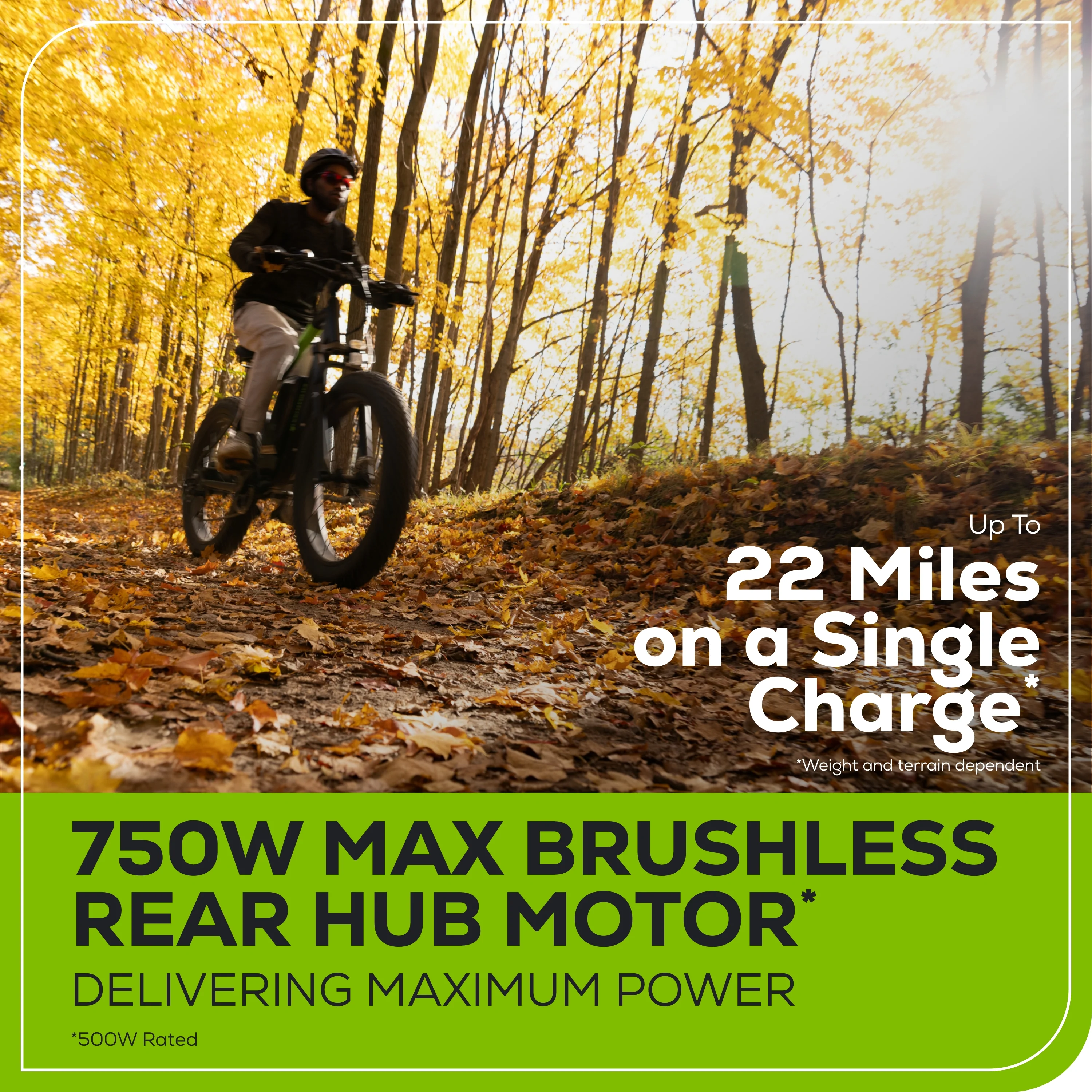 60V VENTURE Series 26" Fat Tire Electric Mountain Bike (Tool Only) - Image 4