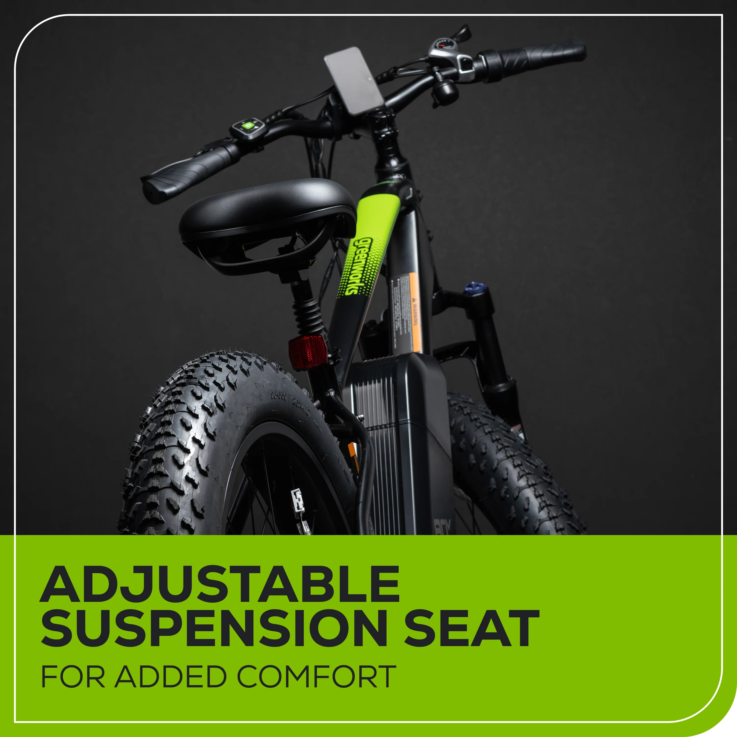 60V VENTURE Series 26" Fat Tire Electric Mountain Bike (Tool Only) - Image 8