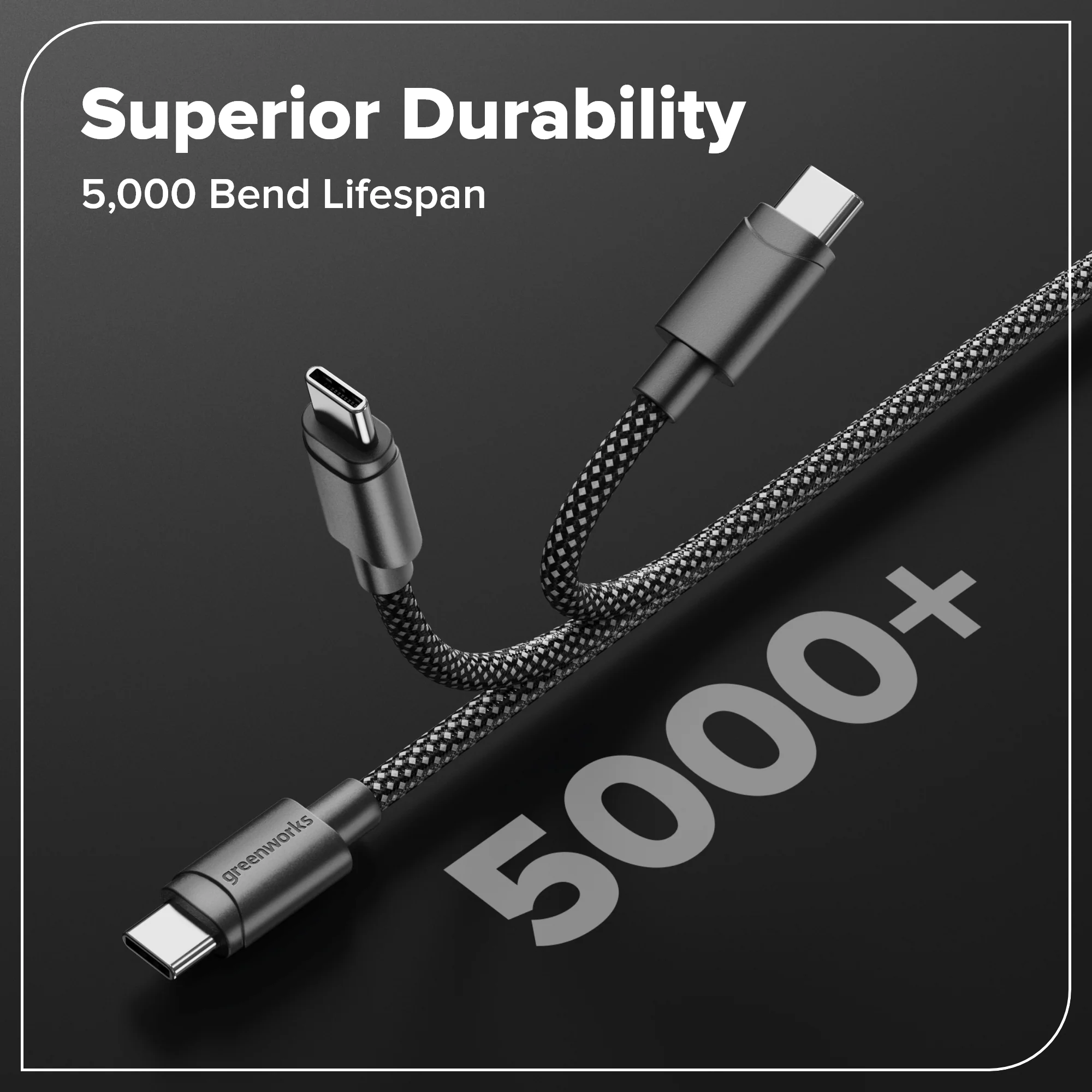 6FT 100W Fast Charging Cord, Bi-Directional USB-C - Image 4