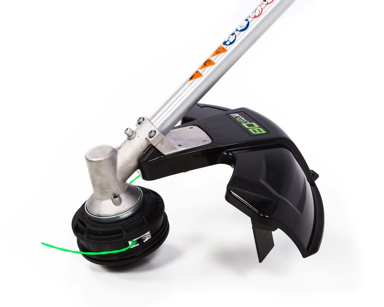 80V 16" Cordless Battery String Trimmer (Attachment Capable) and 8" Edger Attachment Combo Kit: 2.0 Ah Battery and Charger - Image 7