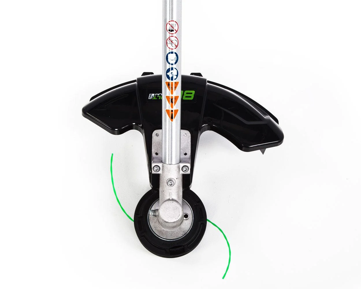 80V 16" Cordless Battery String Trimmer (Attachment Capable) and 8" Edger Attachment Combo Kit: 2.0 Ah Battery and Charger - Image 9