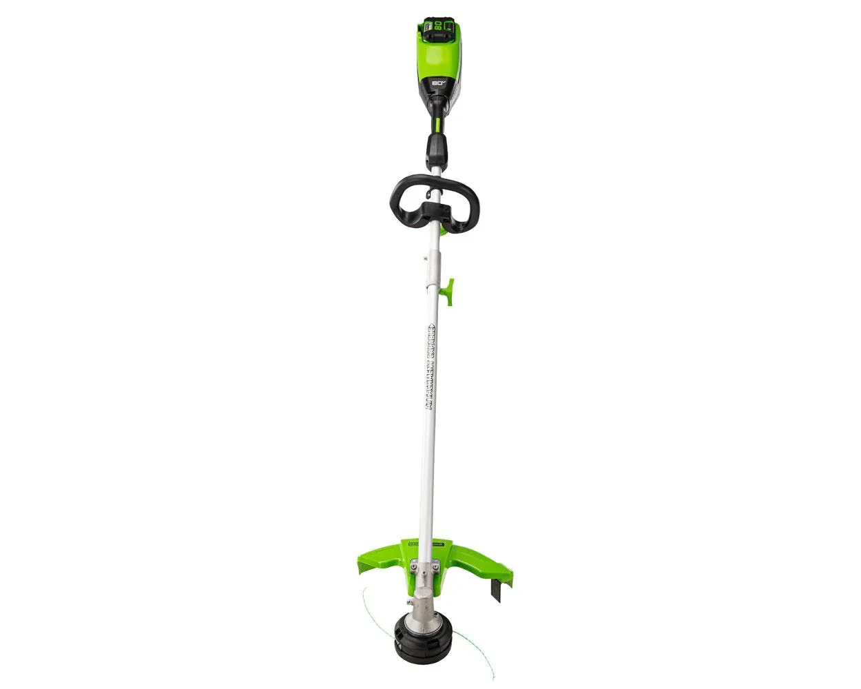 80V 16" Cordless Battery String Trimmer and 730 CFM Leaf Blower Combo Kit: 2.5 Ah Battery and Charger - Image 9