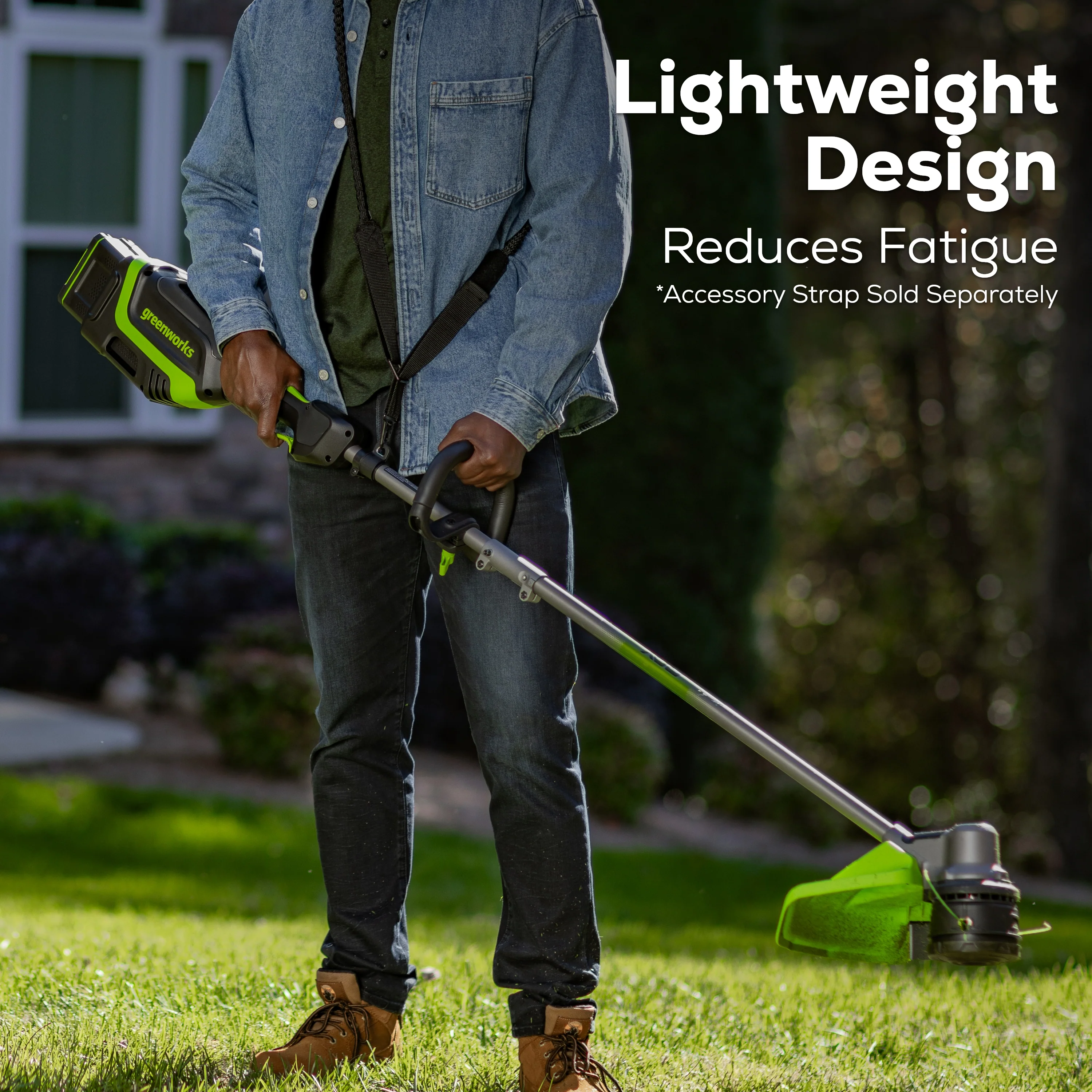 80V 17" Brushless String Trimmer: 2.0 Ah Battery and Charger - Image 6