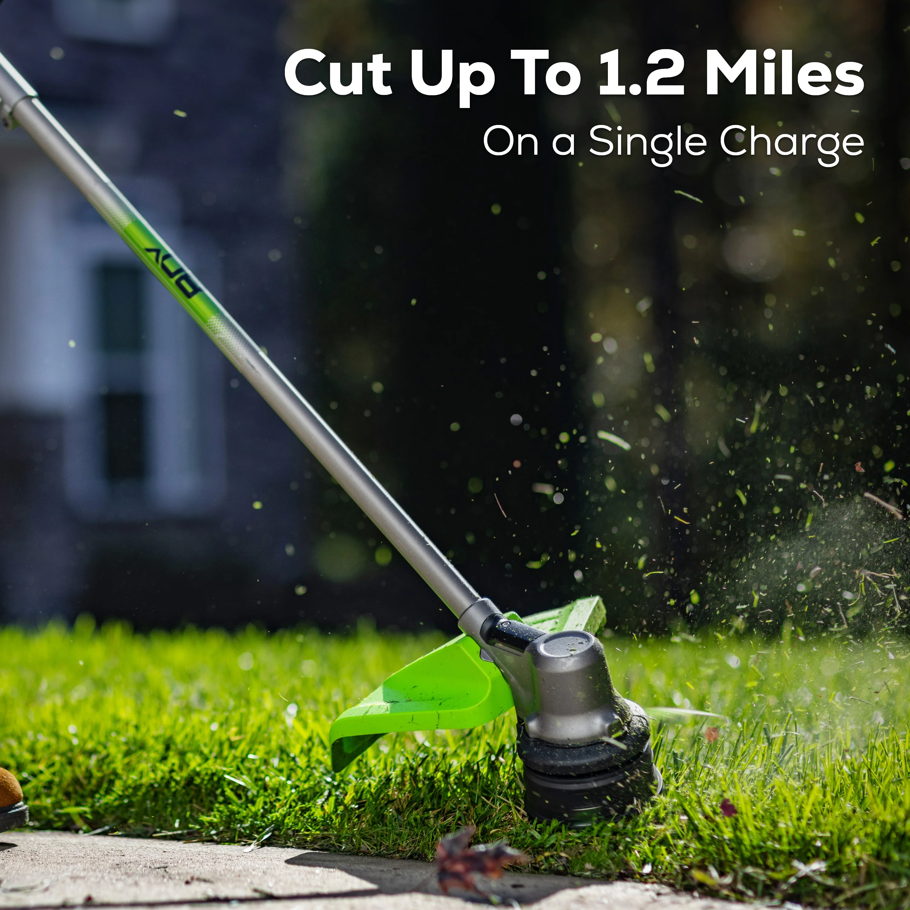 80V 17" Brushless String Trimmer: 2.0 Ah Battery and Charger - Image 7