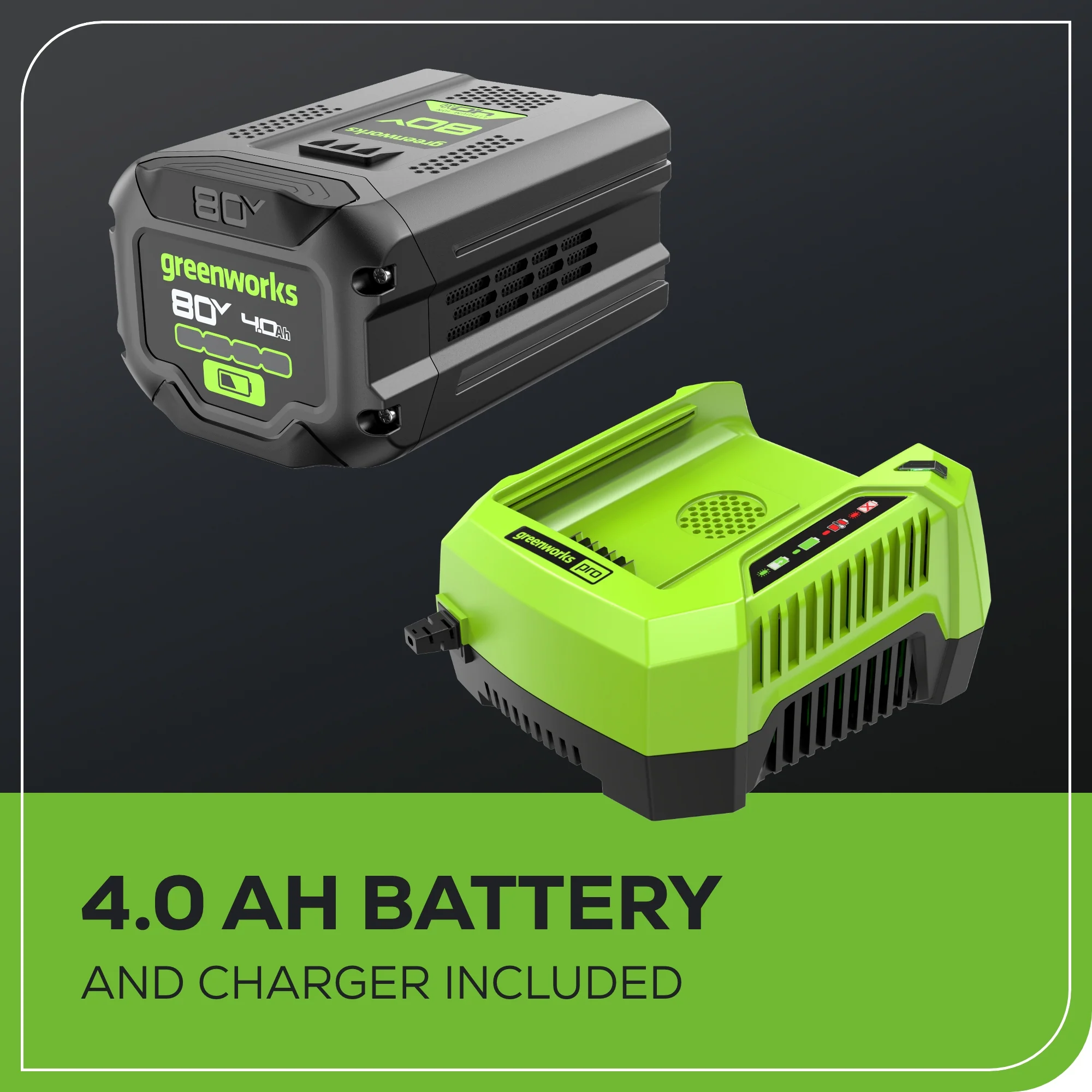 80V 21" Cordless Battery Self-Propelled Mower and Blower: 4.0 Ah Battery and Rapid Charger - Image 10