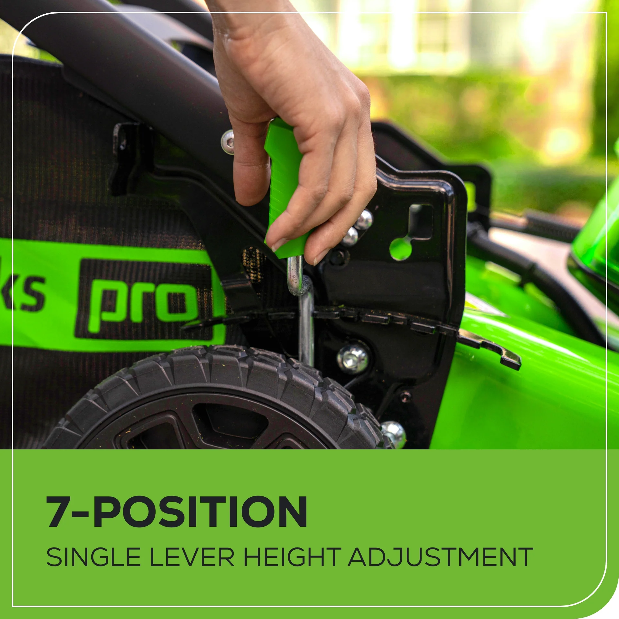 80V 21" GEN 2 Cordless Battery 4-in-1 Push Lawn Mower (Auto Switch): 4.0 Ah Battery and Charger - Image 10