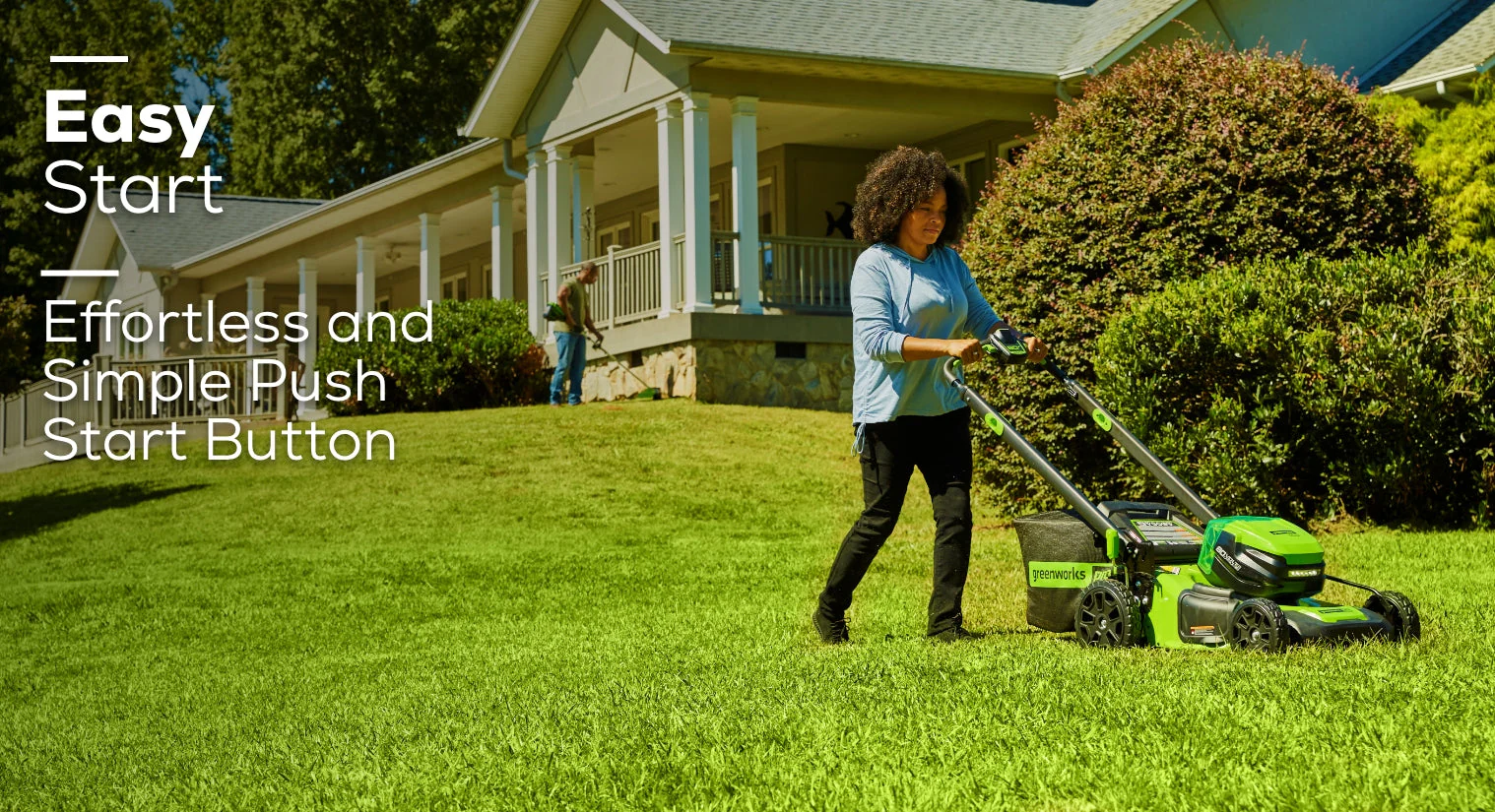 RENEWED 80V 21" Cordless Battery 4-in-1 Self-Propelled Lawn Mower: 4.0 Ah: 2.0 Ah Battery and Rapid Charger - Image 10
