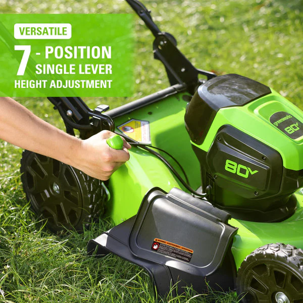 80V 21" Self-Propelled Mower 5-pc Combo Kit, (1) 4Ah Battery, (1) 2Ah Battery and (2) Chargers - Image 3