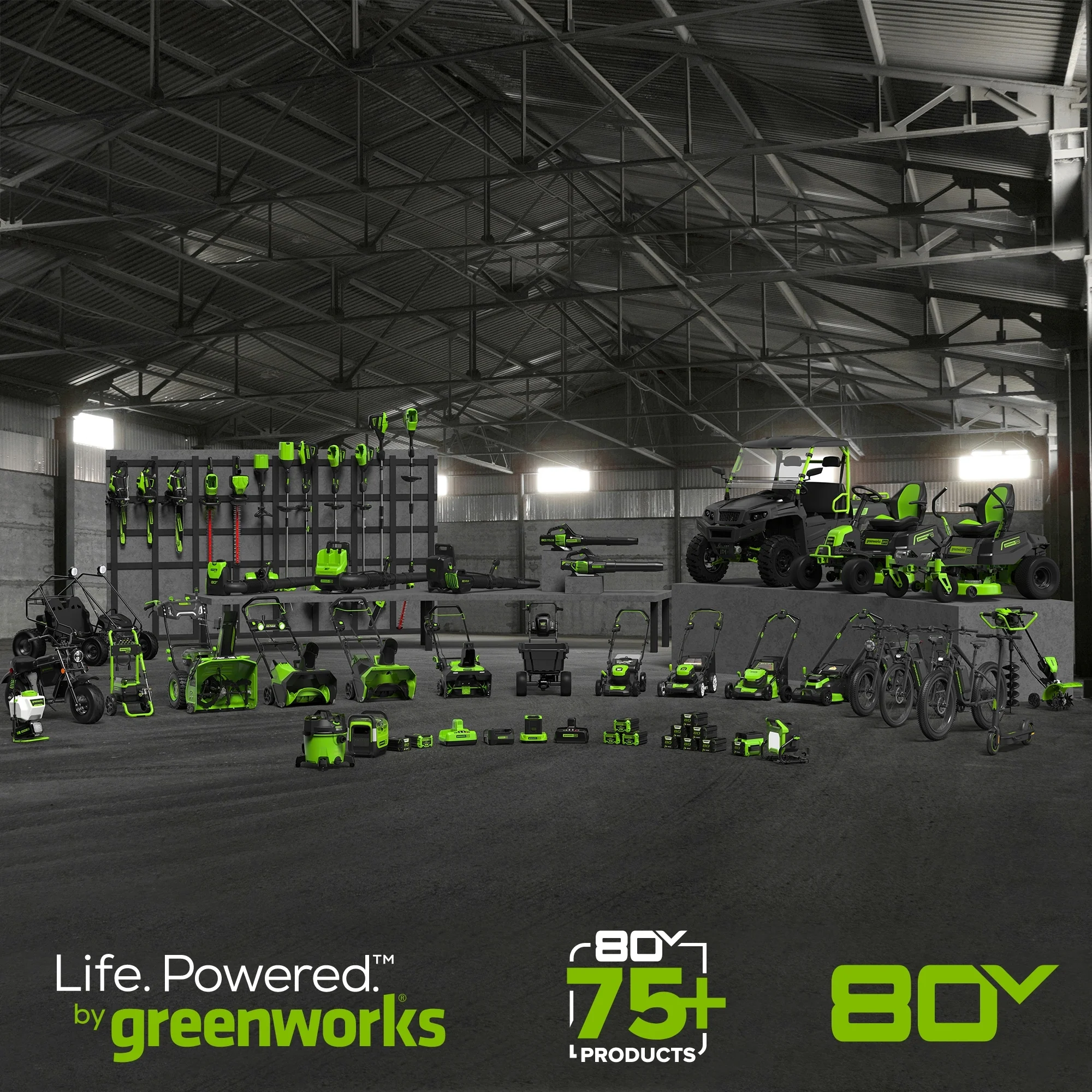 80V 30" CrossoverT Riding Lawn Tractor : (4) 6.0 Ah Batteries and 600-Watt Charger - Image 20