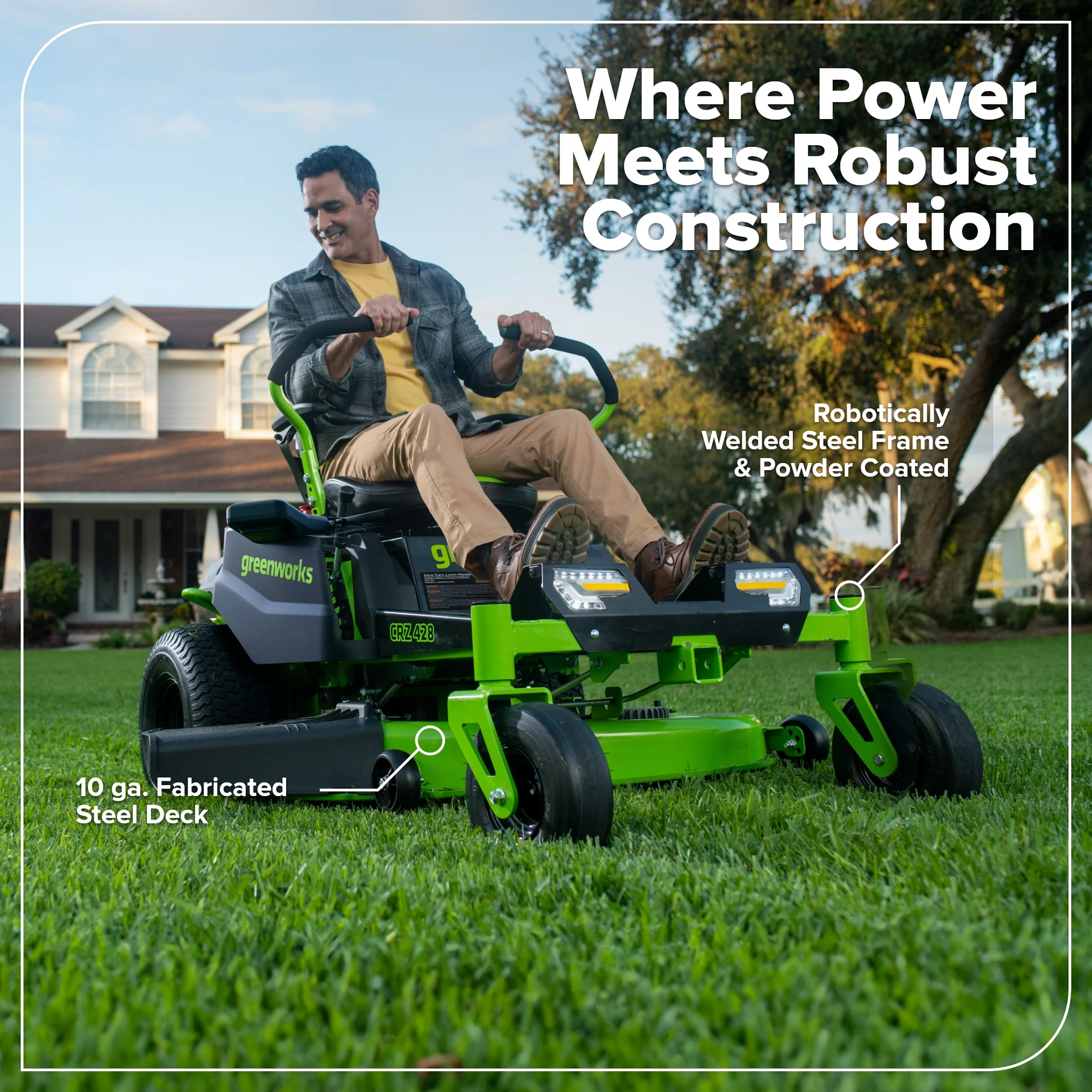 80V 42" Cordless Battery CrossoverZ Zero Turn Lawn Mower, (6) 6Ah Batteries and 600W Wall Charger - Image 18
