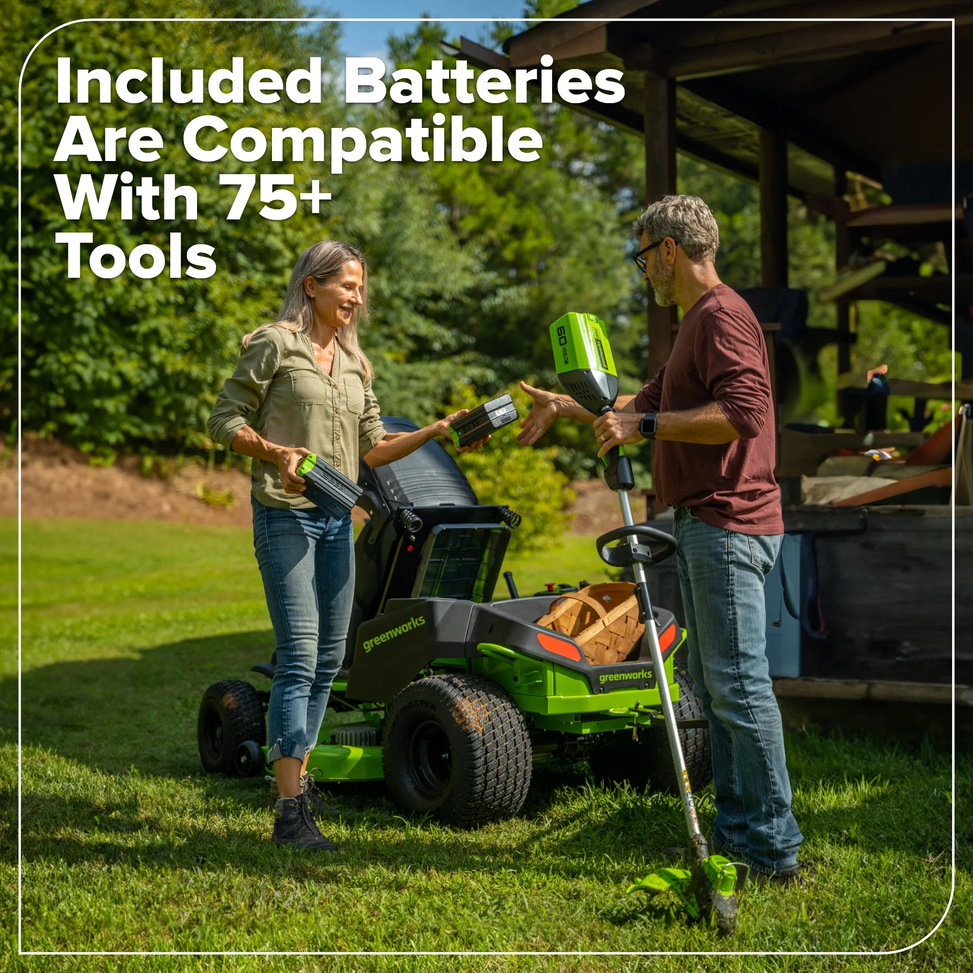 80V 42" Cordless Battery CrossoverZ Zero Turn Lawn Mower, (6) 6Ah Batteries and 600W Wall Charger - Image 19