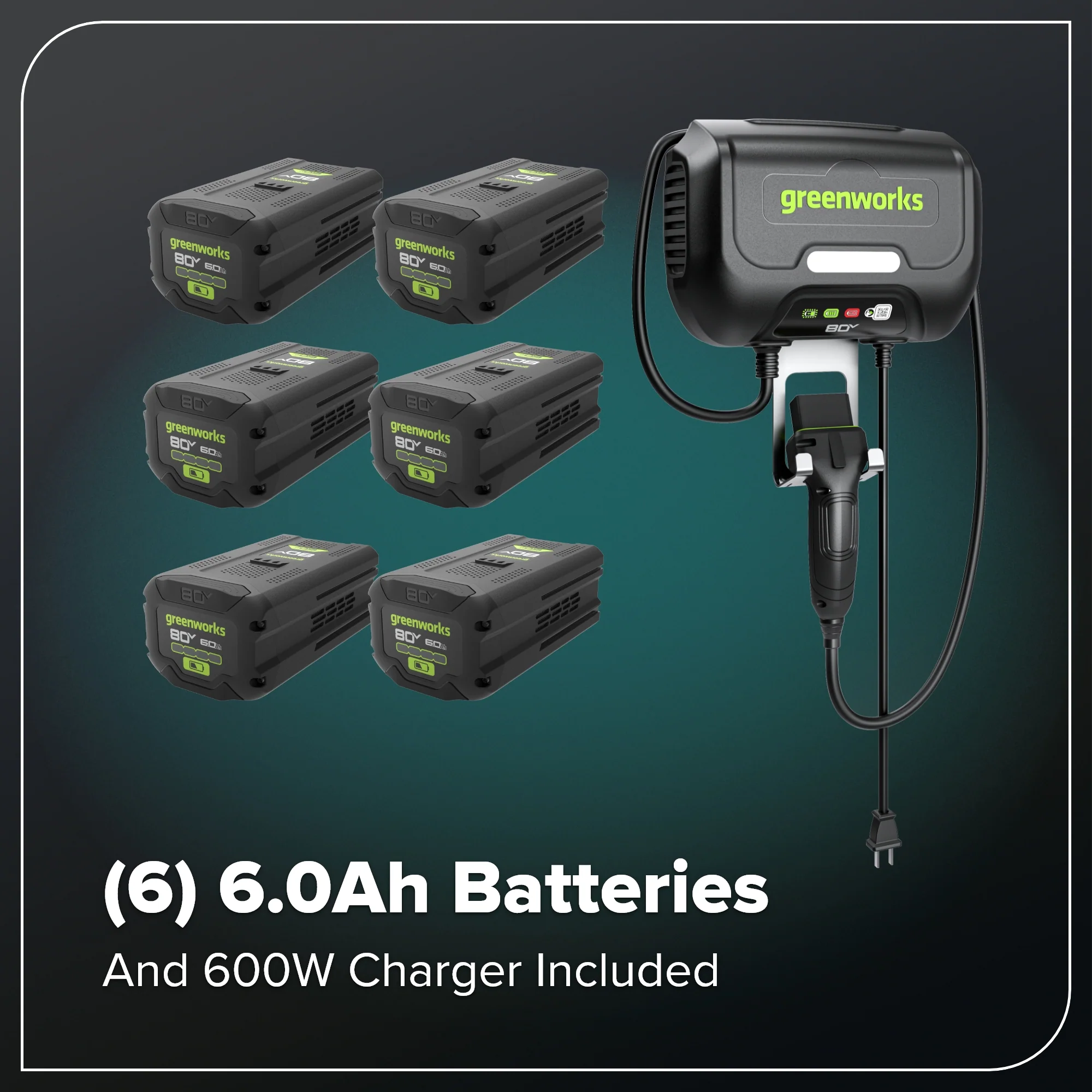 80V 42" Cordless Battery CrossoverZ Zero Turn Lawn Mower, (6) 6Ah Batteries and 600W Wall Charger - Image 21