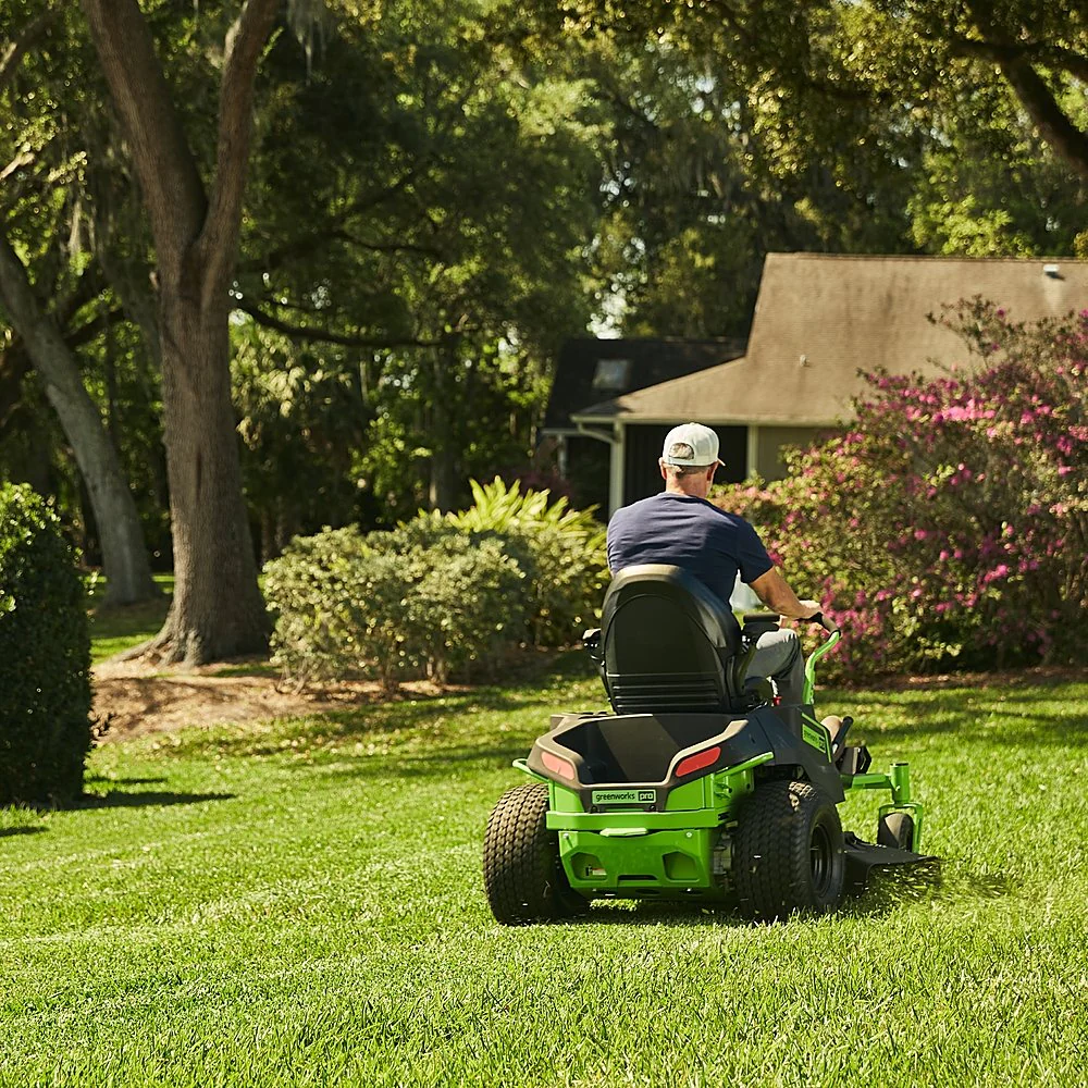 80V 42" Cordless Battery CrossoverZ Zero Turn Lawn Mower, Twelve (12) 4.0 Ah Batteries and (3) Dual-Port Turbo Chargers - Image 8