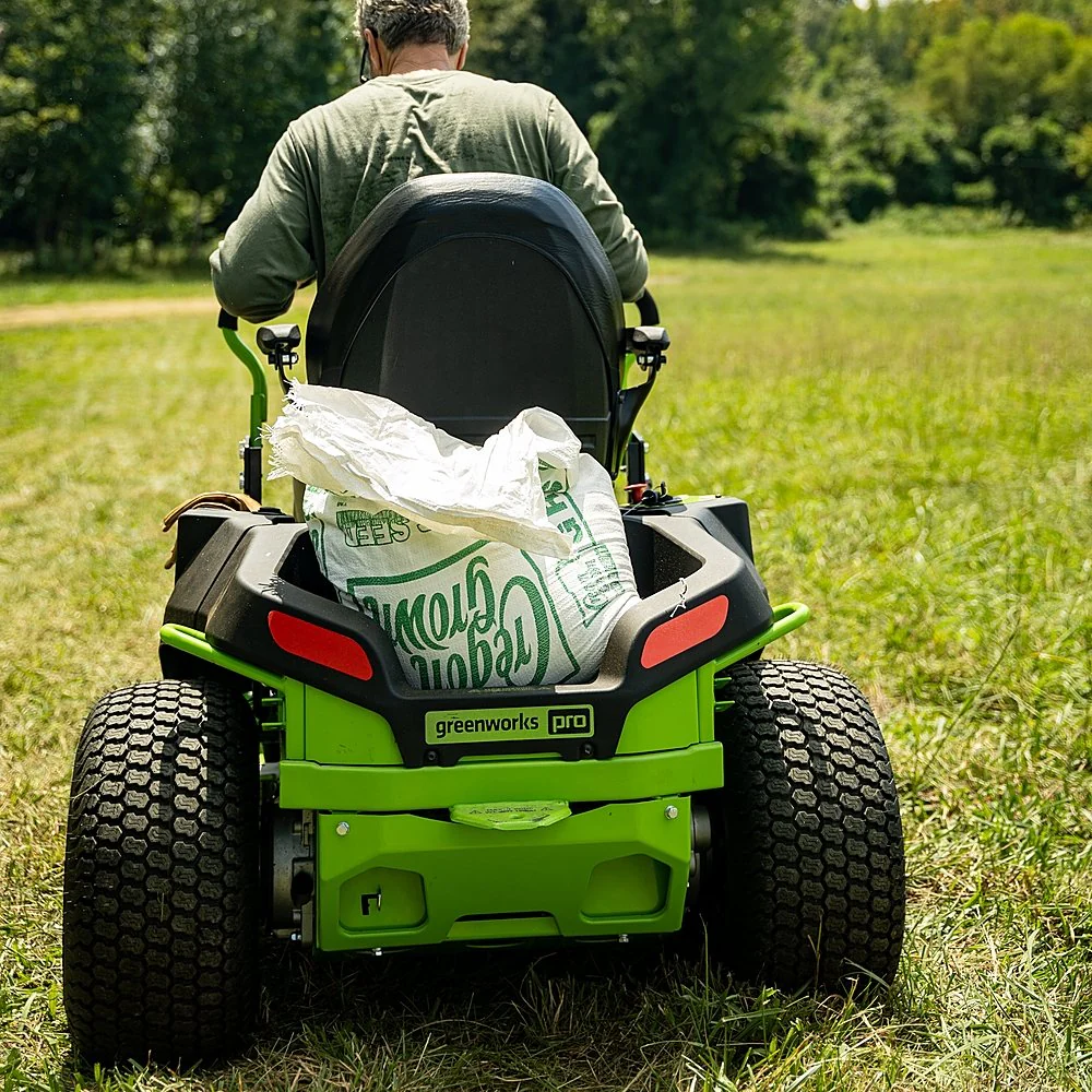 80V 42" Cordless Battery CrossoverZ Zero Turn Lawn Mower, Twelve (12) 4.0 Ah Batteries and (3) Dual-Port Turbo Chargers - Image 9