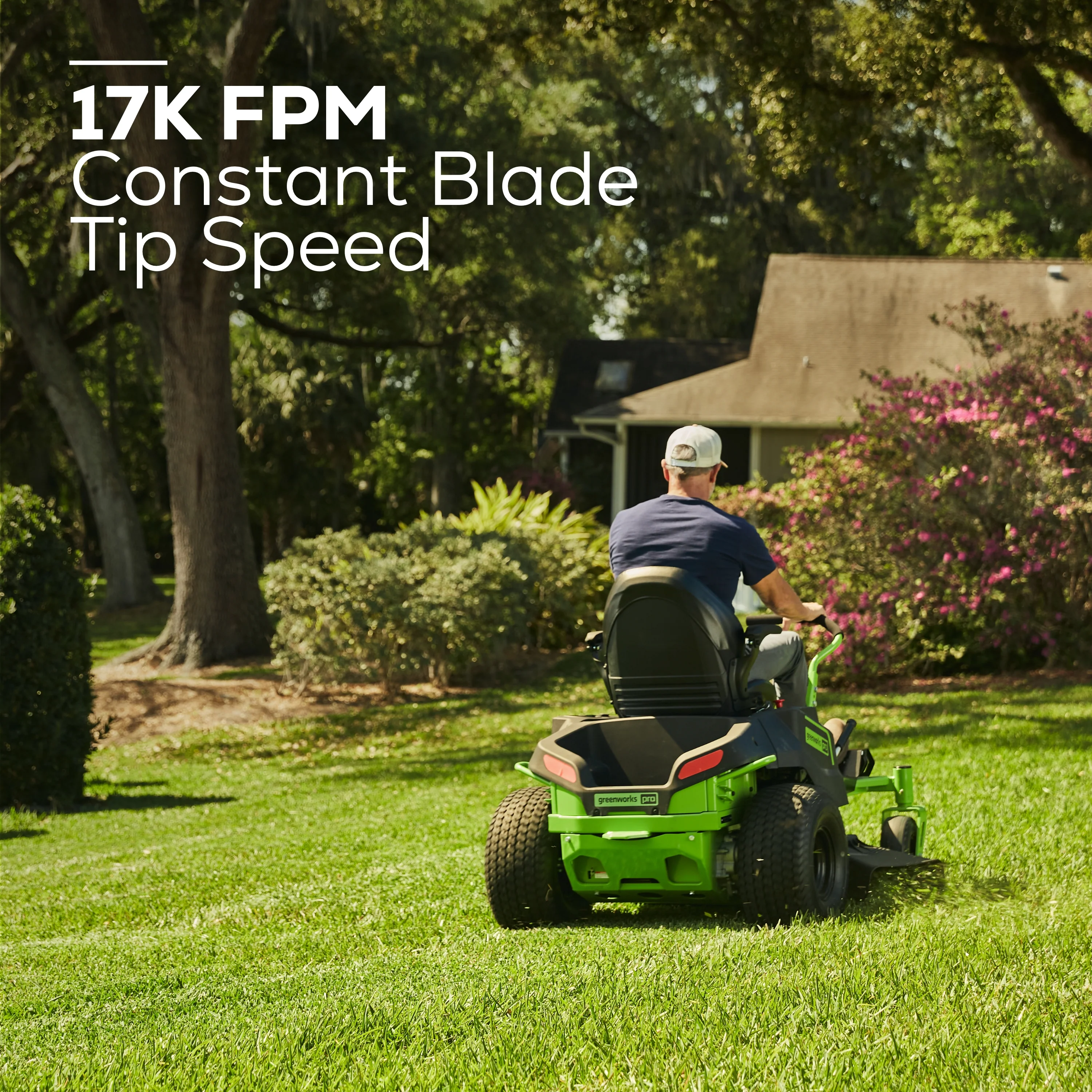 80V 42" Cordless Battery CrossoverT Riding Lawn Mower w/ Six (6) 5.0Ah Batteries and Three (3) Dual Port Turbo Chargers - Image 13