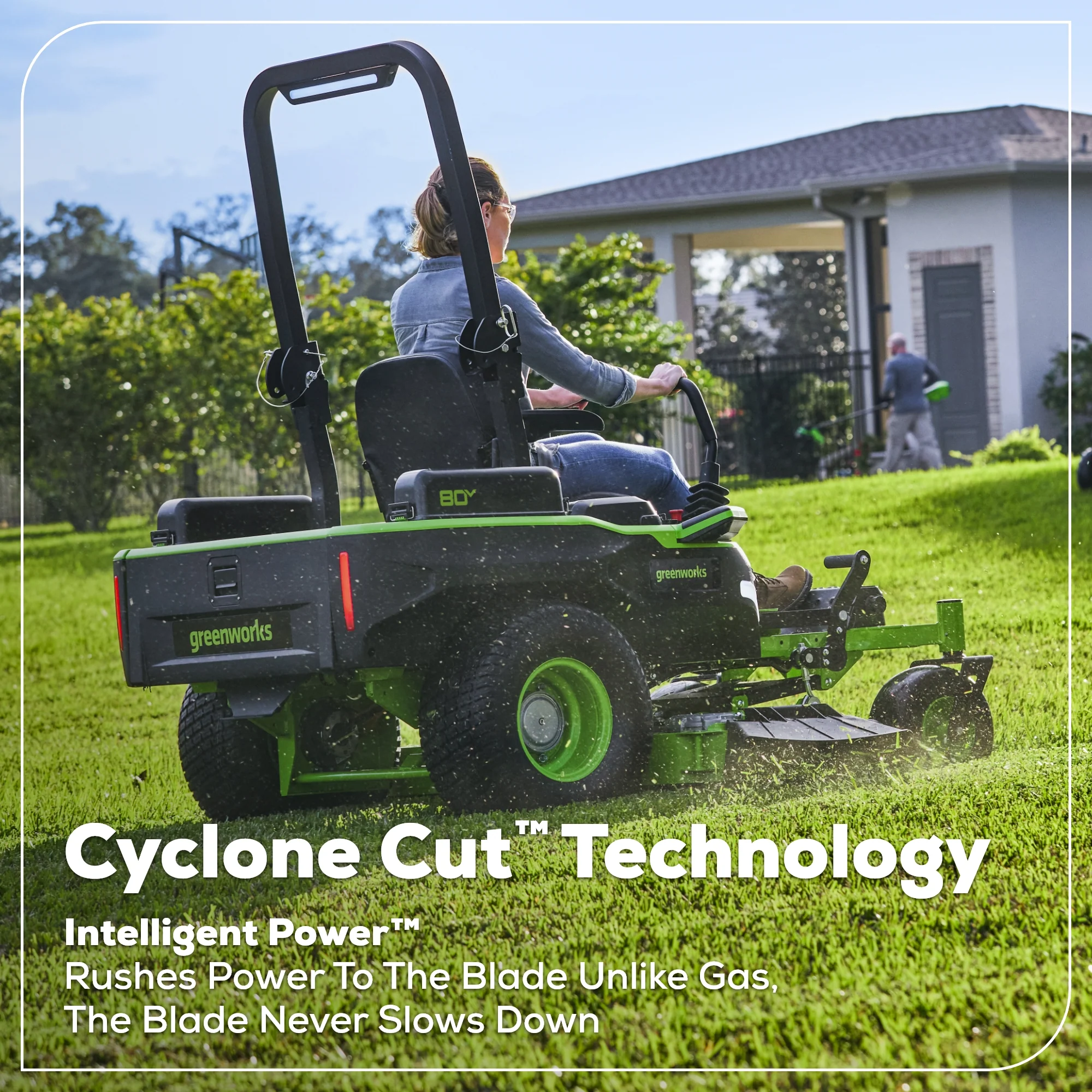 80V 54" MaximusZ Zero Turn Riding Mower with (2) 16.0 Ah and (1) 4.0 Ah Batteries and 1.5kW Charger - Image 3