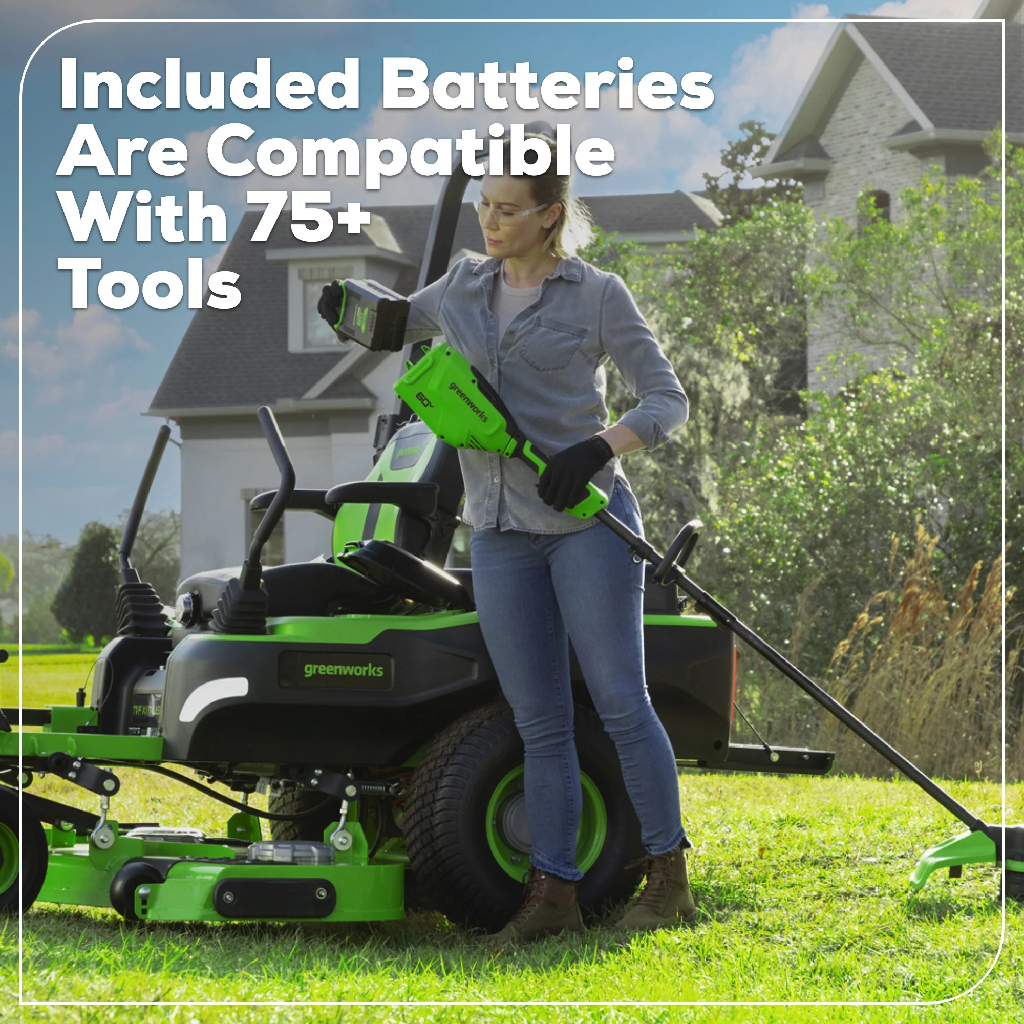 80V 60" MaximusZ Zero Turn Lawn Mower, (4) 8Ah Batteries: (2) 16Ah Batteries and 1.5kW Wall Charger - Image 17