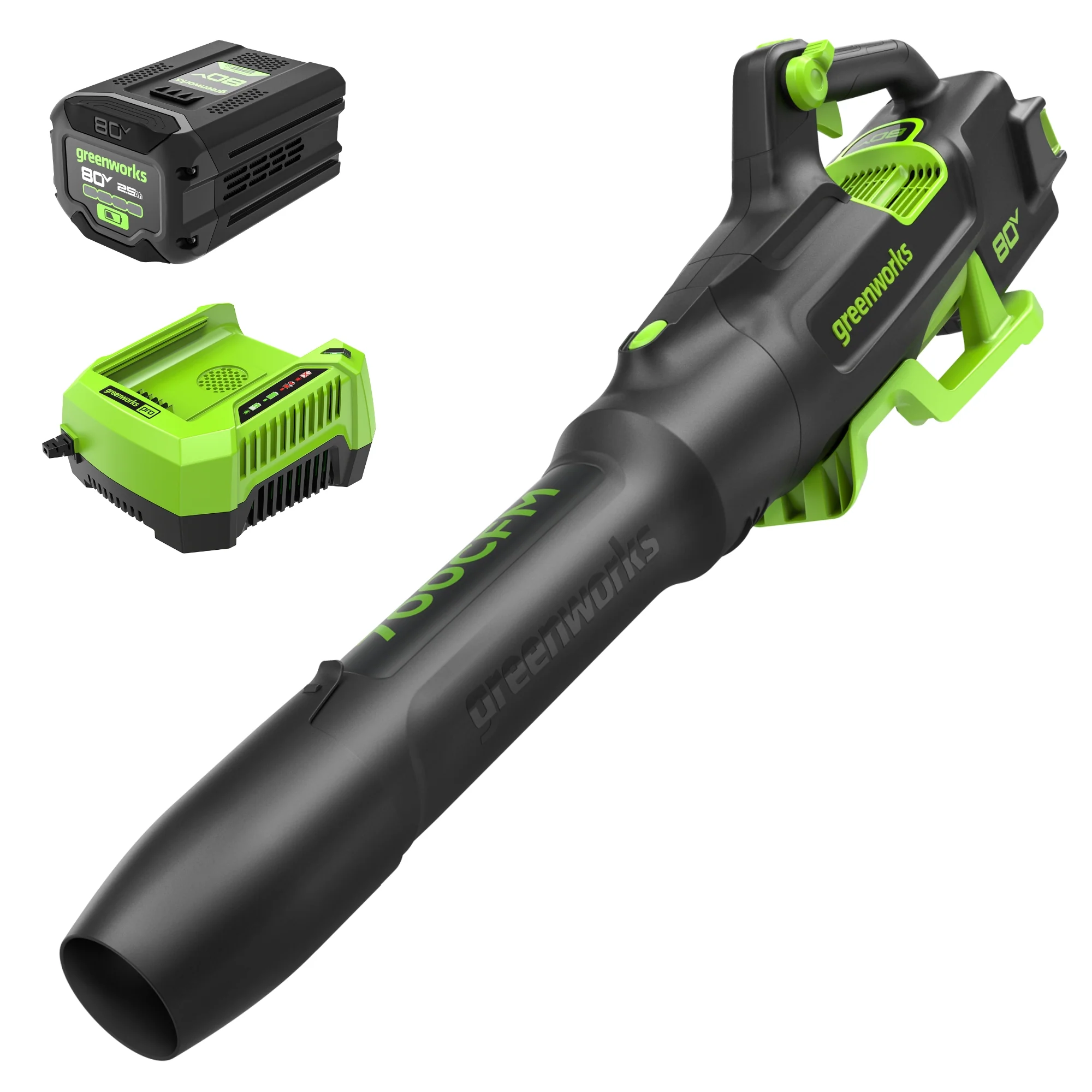 80V 700CFM Cordless Battery Blower w/  2.5Ah Battery & Charger - Image 2