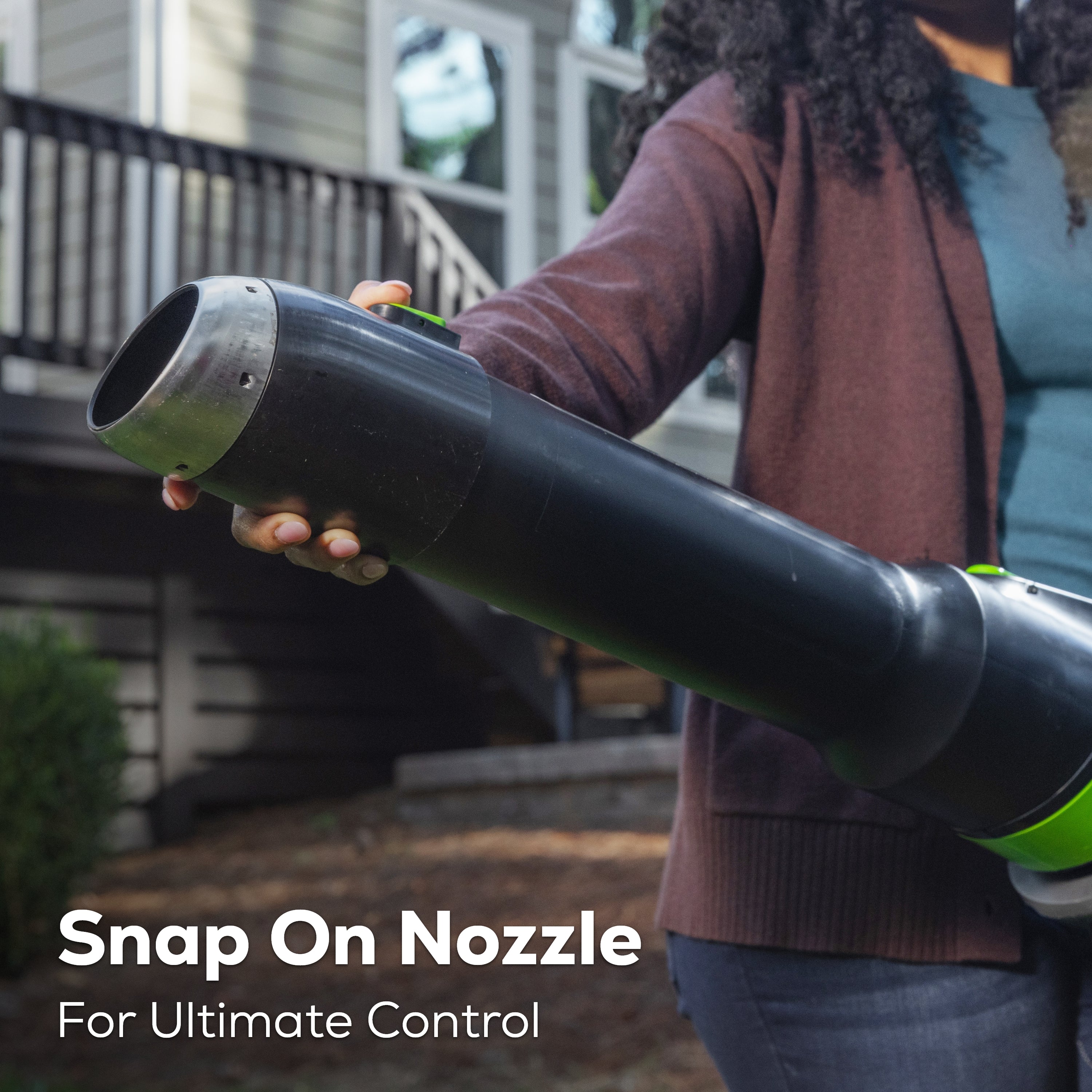 80V 750CFM Cordless Battery Leaf Blower: 2.5 Ah Battery and Charger - Image 8