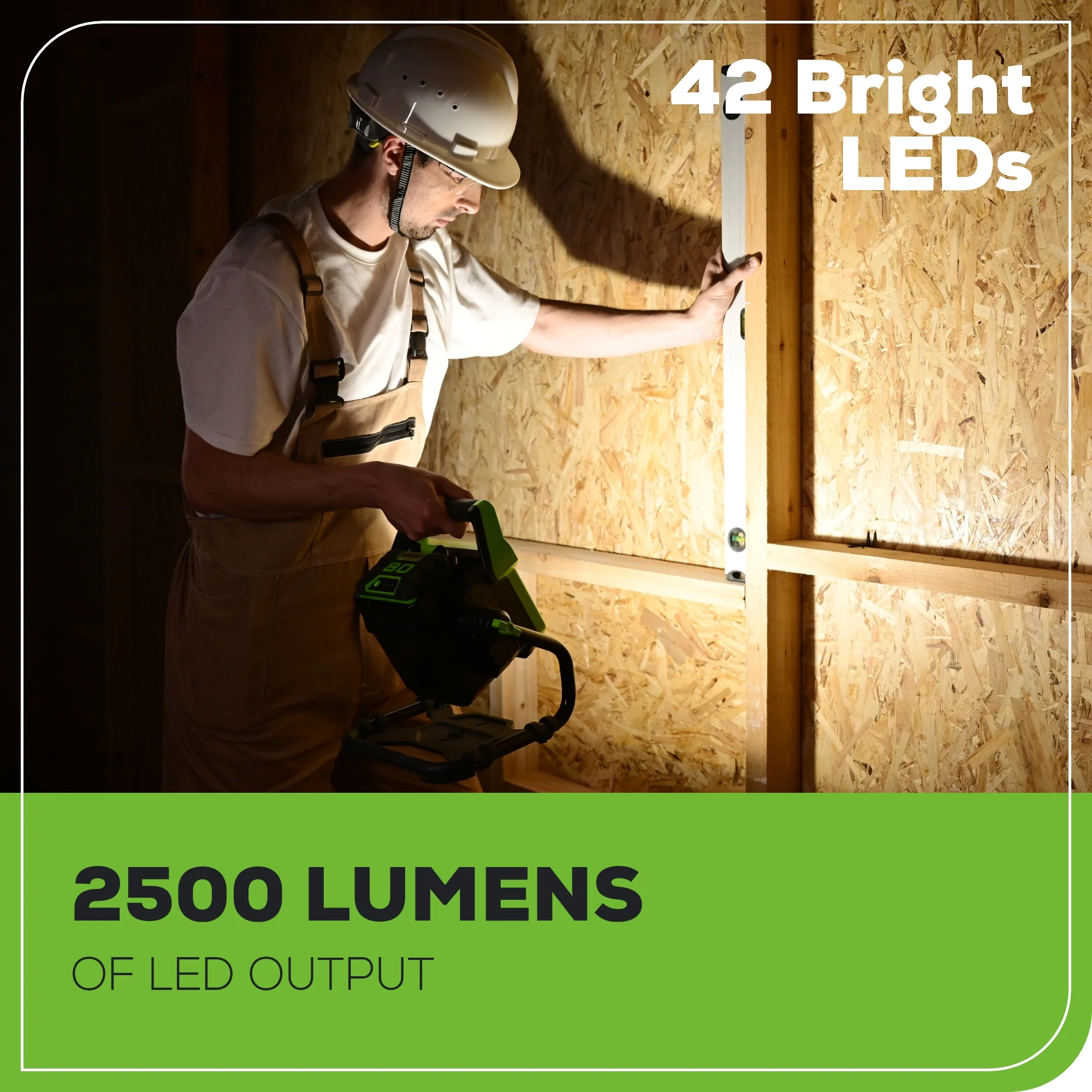 80V AC/DC 2,500 Lumen LED Work Light (Tool Only) - Image 4