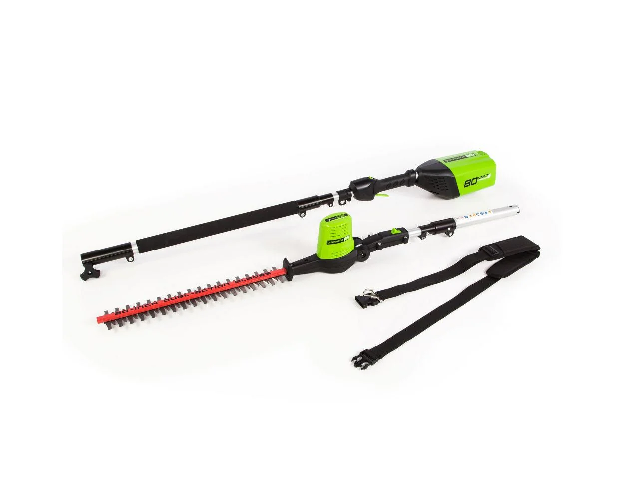 80V 20" Cordless Pole Hedge Trimmer (3/4“cut, 3000SPM), Tool Only - Image 2