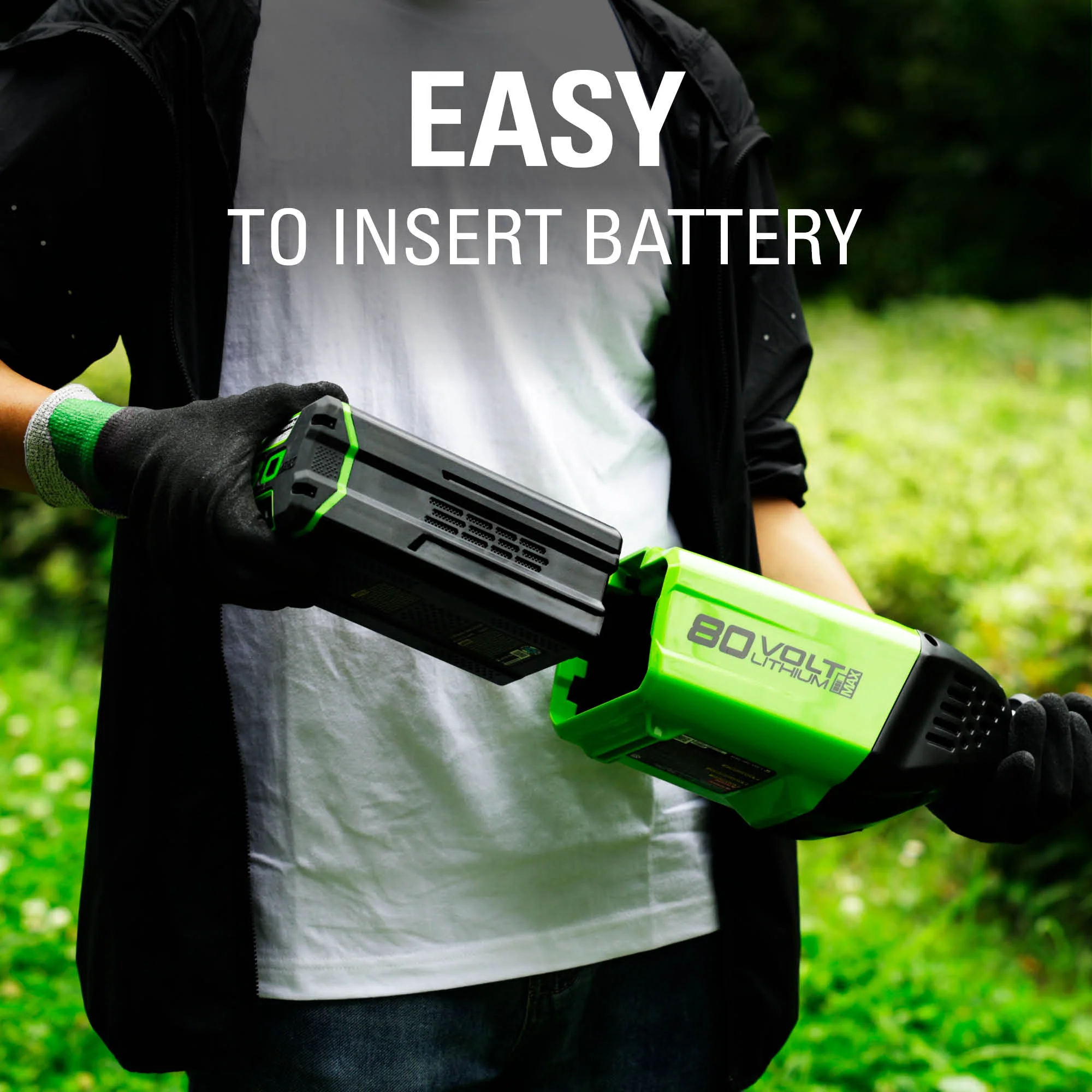80V 20" Cordless Pole Hedge Trimmer (3/4“cut, 3000SPM), Tool Only - Image 6
